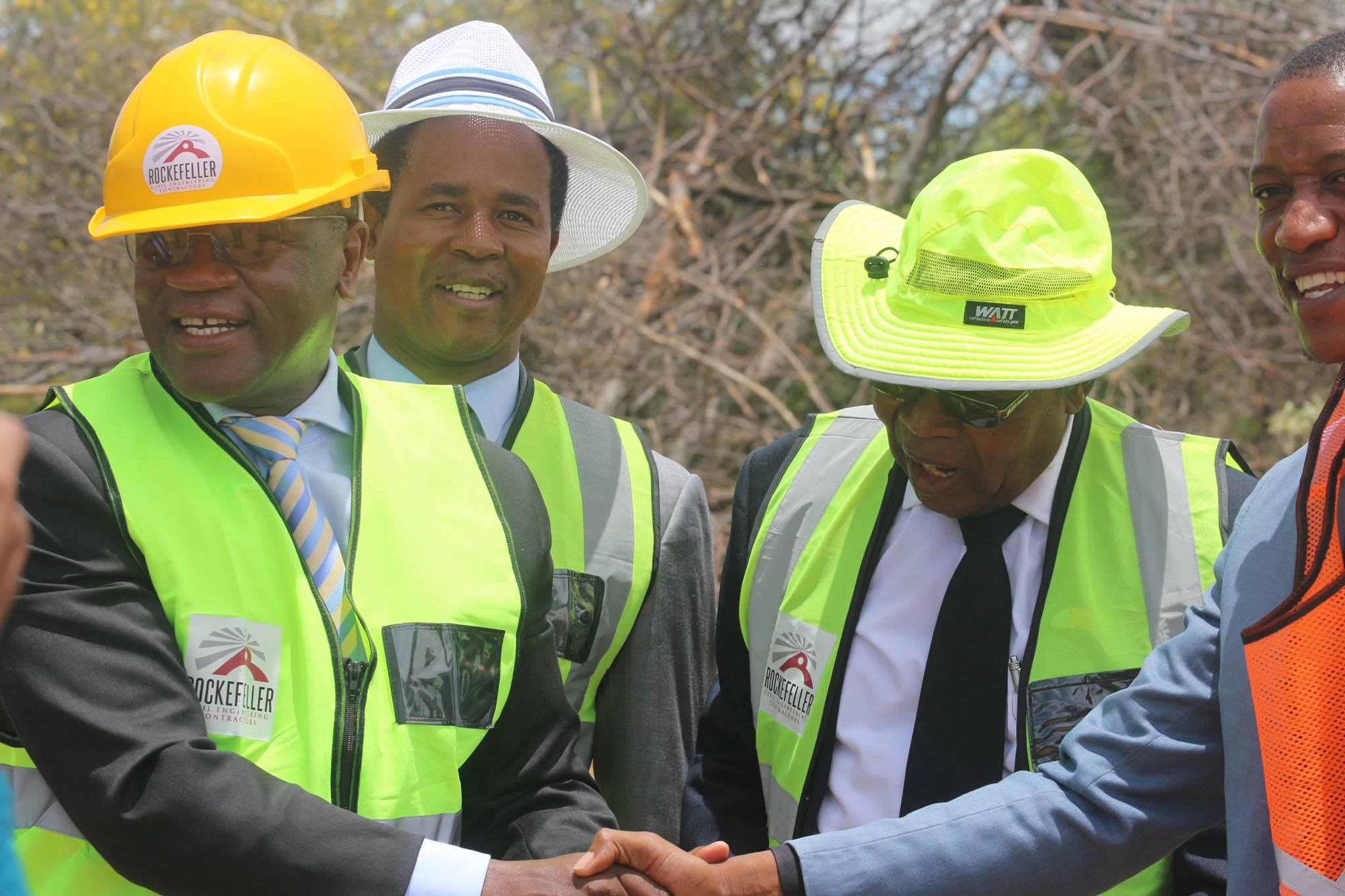 THE CONSTRUCTION OF THE NEW BIUST ACCESS ROAD COMMENCES WITH A GROUND ...