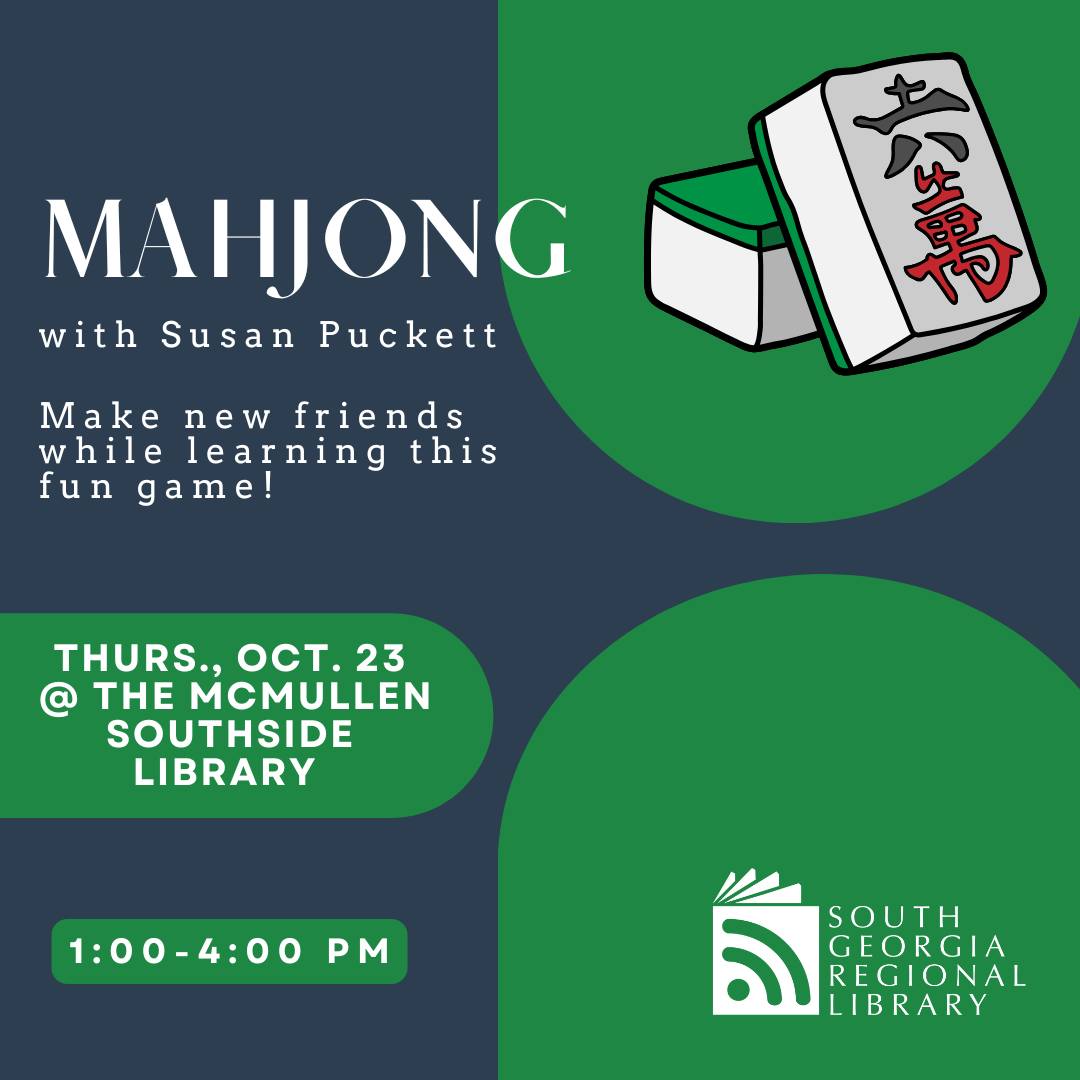 Save the date! Come learn... - South Georgia Regional Library | Facebook