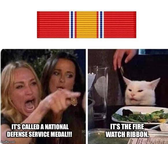 U.S. - Participation trophy for existing during wartime. # ...