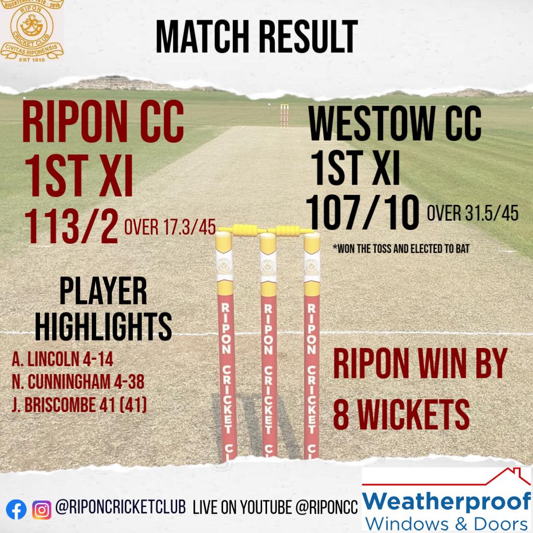 Ripon Cricket Club added a new photo. - Ripon Cricket Club