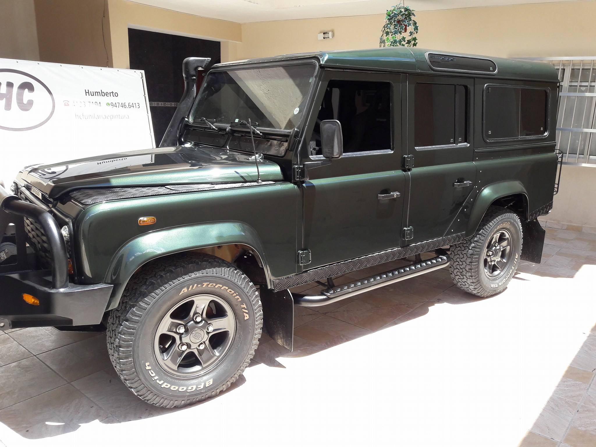 Repintura geral land rover DEFENDER - HC Funilaria e Pintura | Facebook