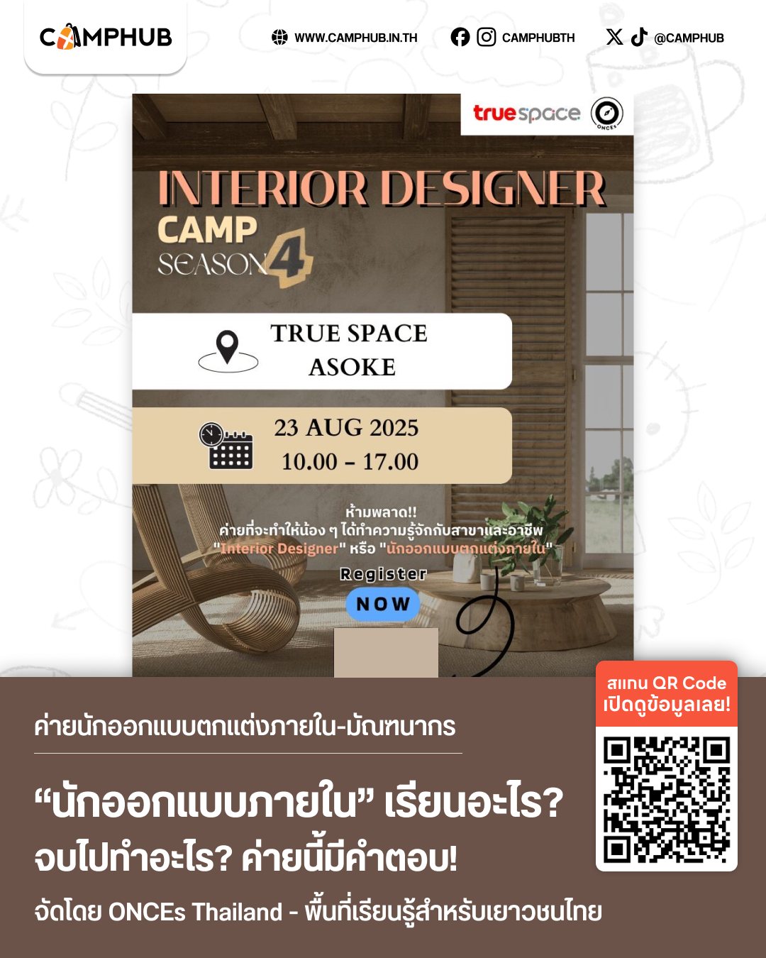CAMPHUB.in.th - ค่ายออกแบบภายใน (Interior Design) สำหรับน้องๆ ที่สนใจ ...