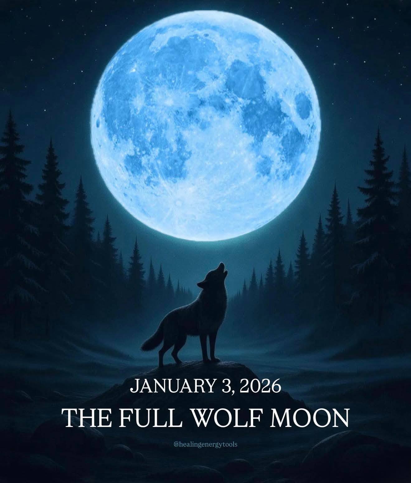 BeeWithin - Mark your calendar - The Full Wolf Moon January 3, 2026 The ...
