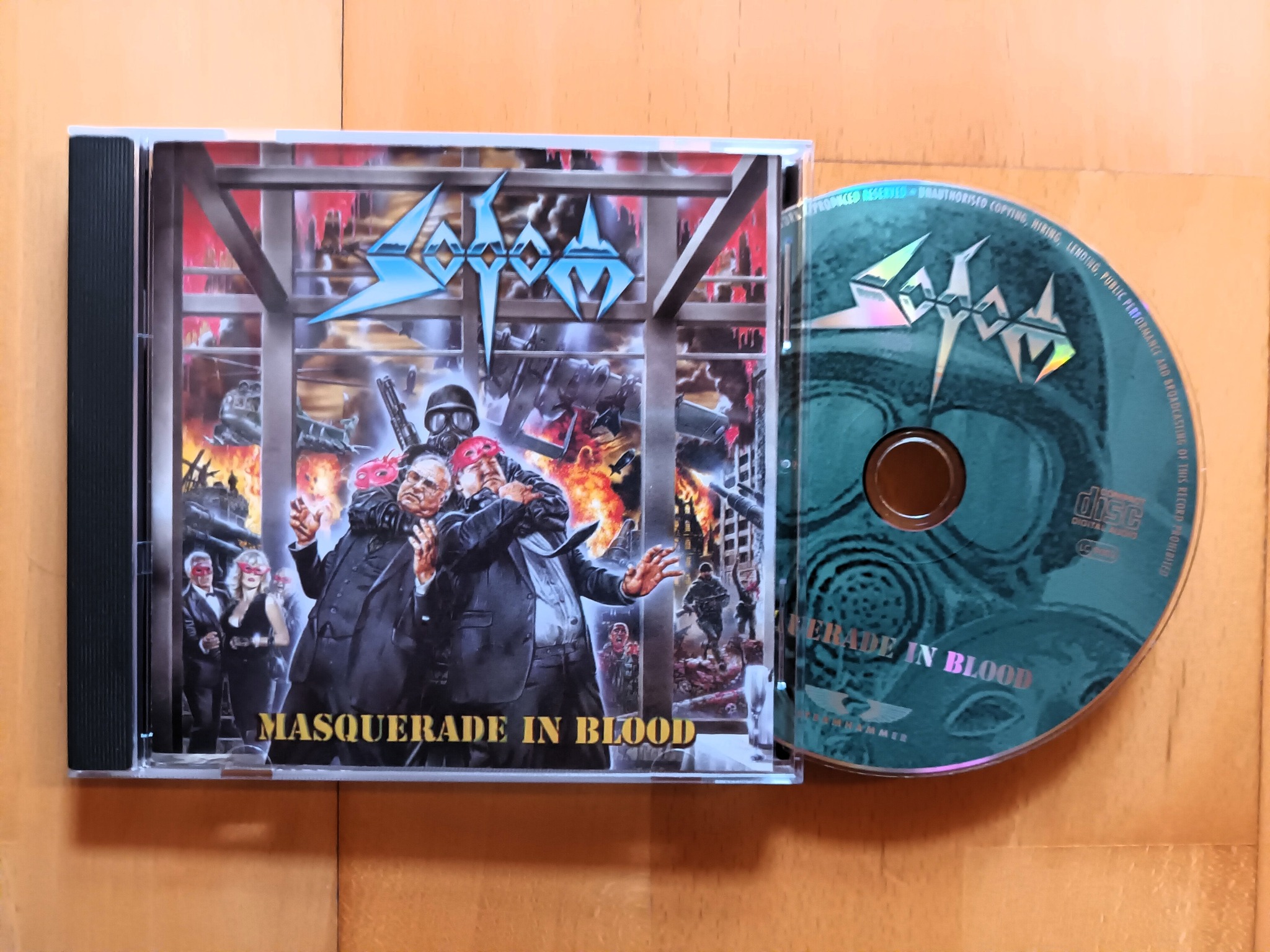 Sodom 🇩🇪🤘- Masquerade in Blood - 1995 - Original CD #Sodom