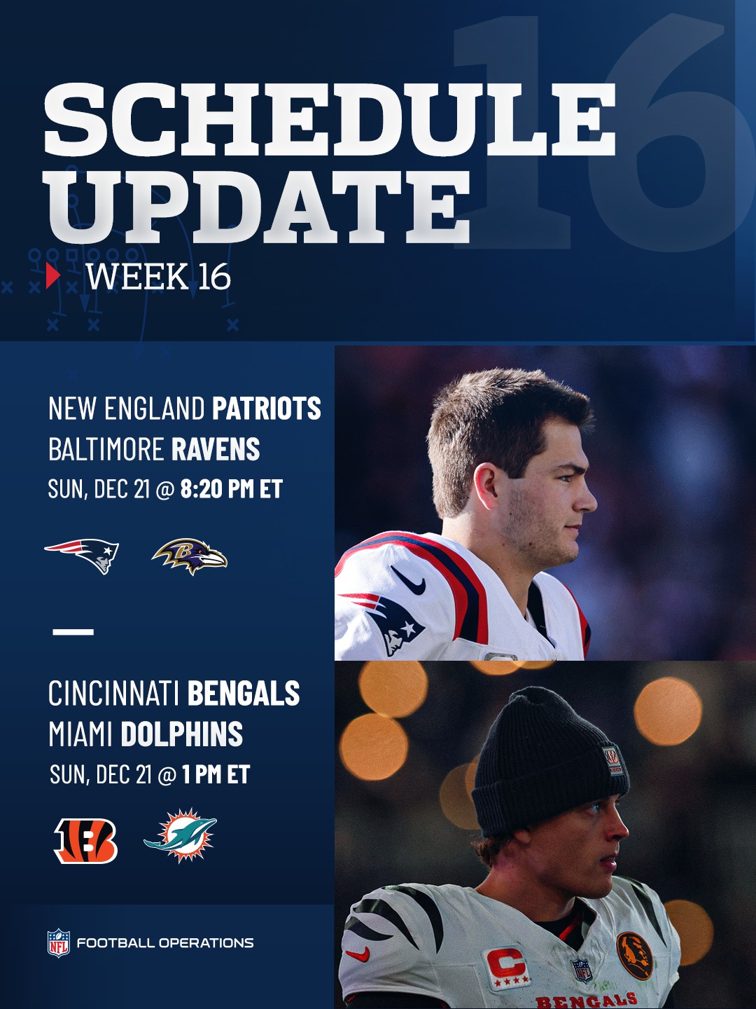 The following game times have... - NFL Football Operations | Facebook