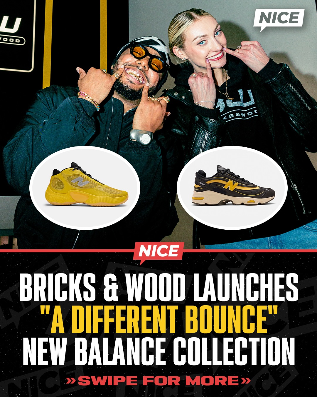 The “A Different Bounce” Bricks & Wood x New Balance 1000 and NB