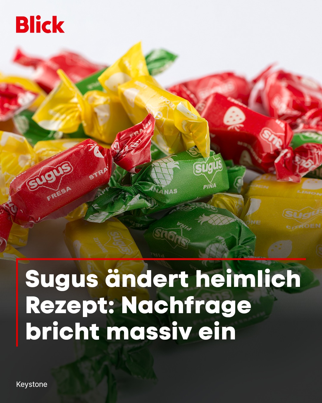 Blick - 🍬👀 Eine Änderung beim Rezept der fruchtig-süssen... | Facebook