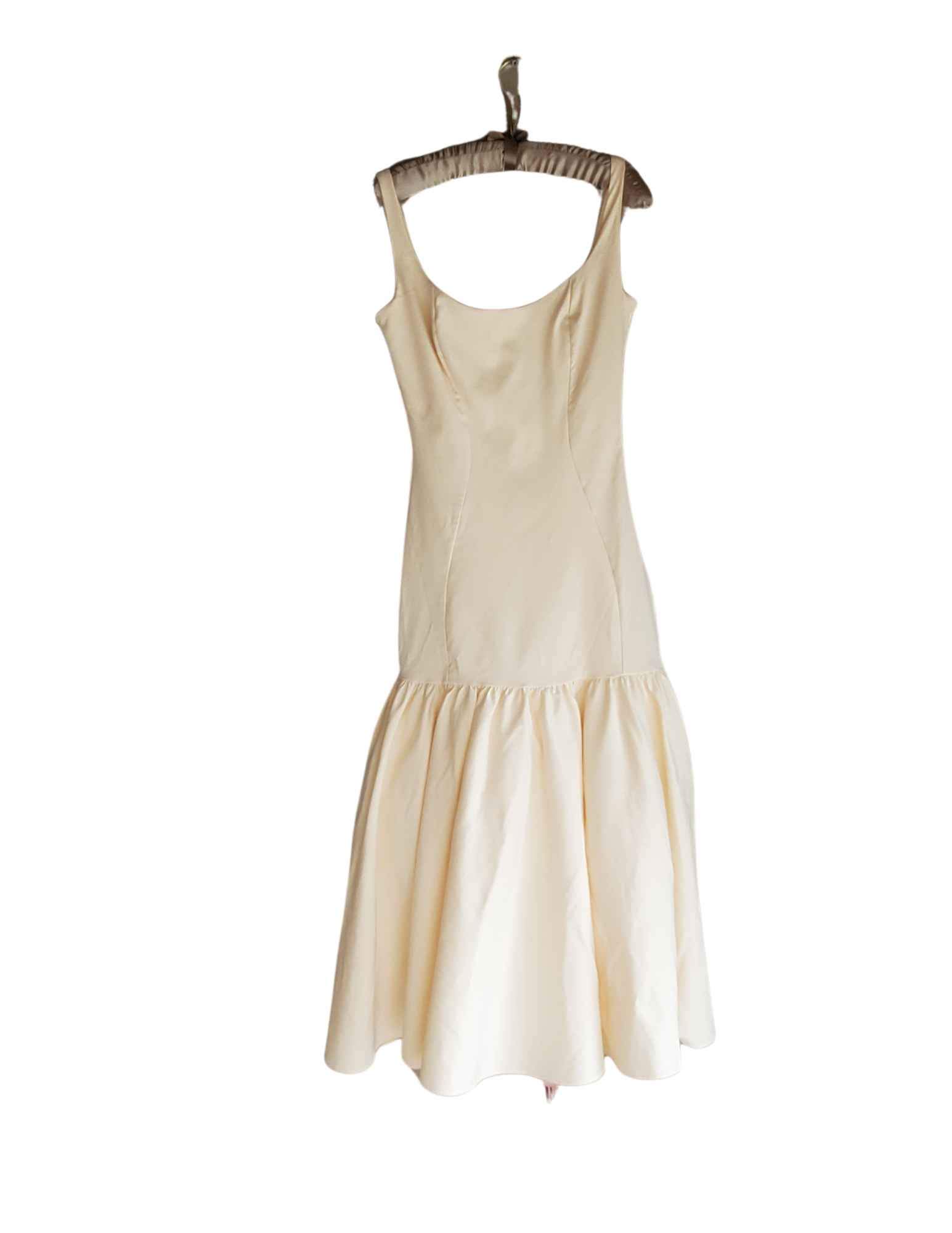AMORE: VINTAGE CREAM DROPPED WAIST MIDI DRESS - Dresses - Beacon Falls, Connecticut | Facebook Marketplace