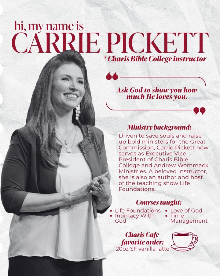 Charis - Meet Carrie Pickett! As one of the Executive Vice Presidents ...
