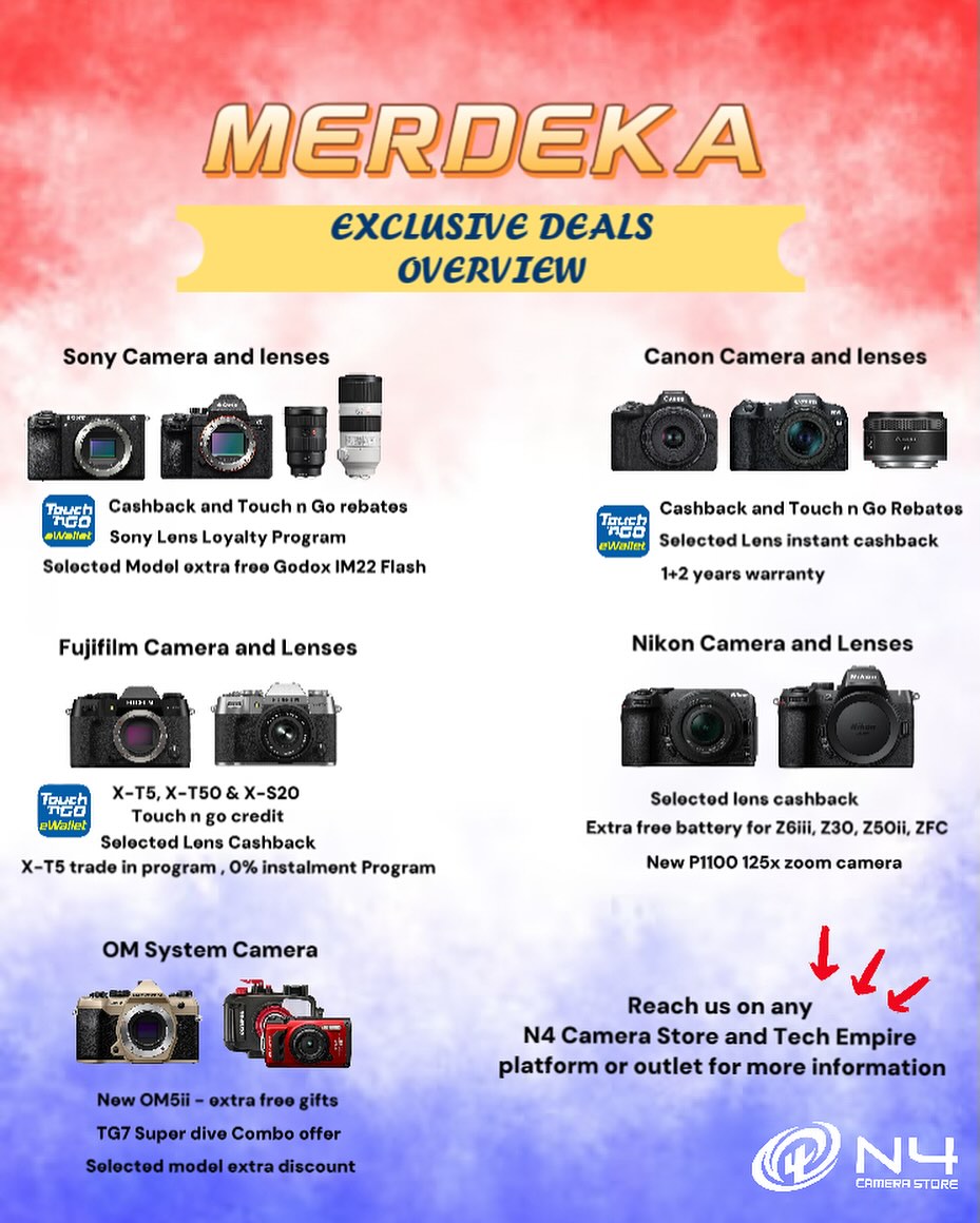 N4 Camera Store - 🎉 Merdeka Exclusive Deals are here! 🎉... | Facebook