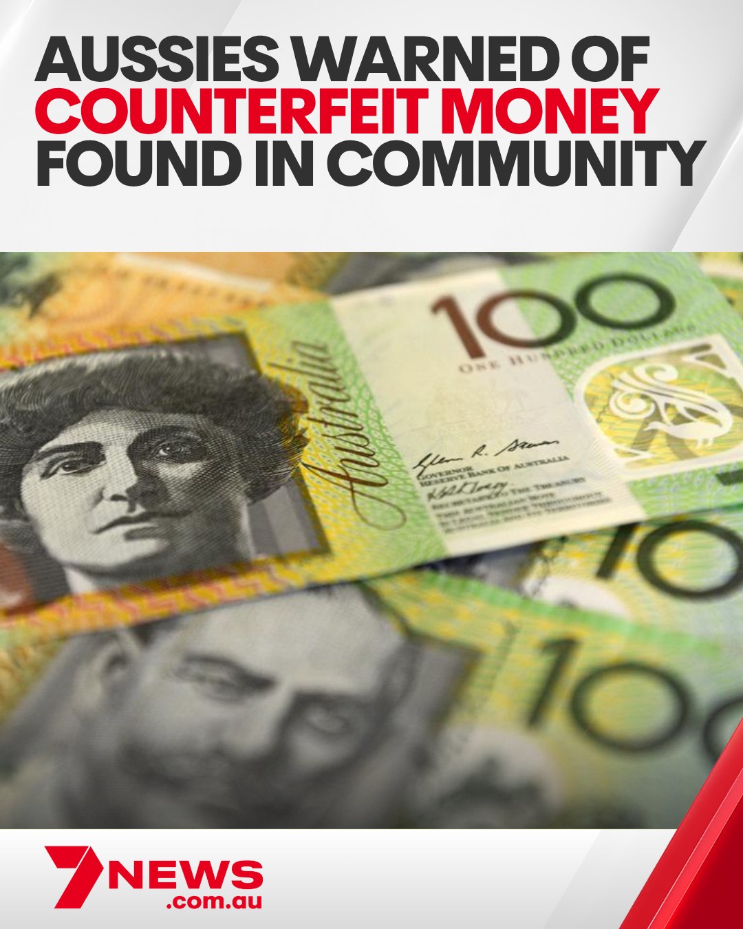7NEWS Brisbane - Counterfeit notes often display telltale... | Facebook