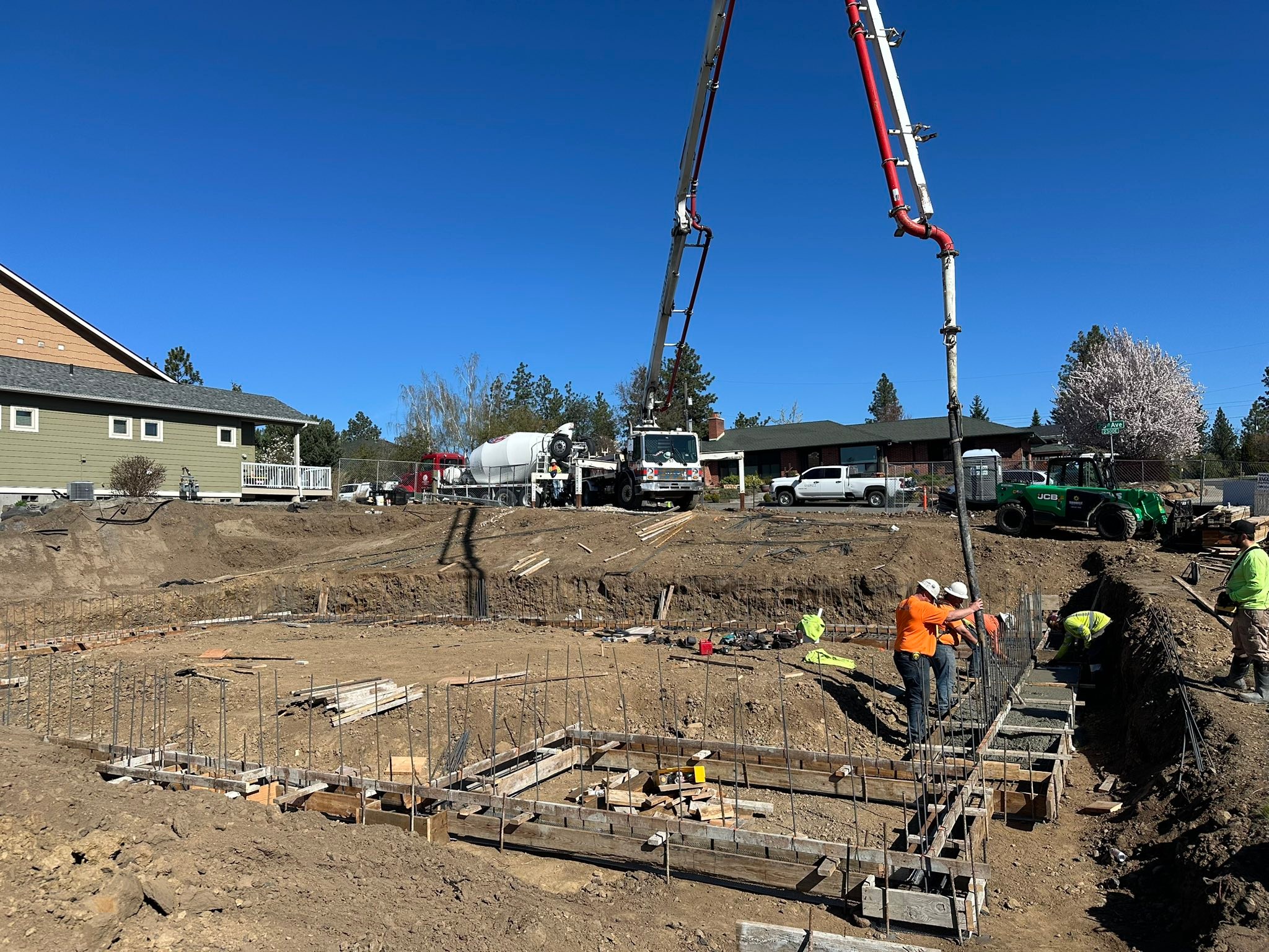 First footing pour for the new... - Flywheel Construction | Facebook