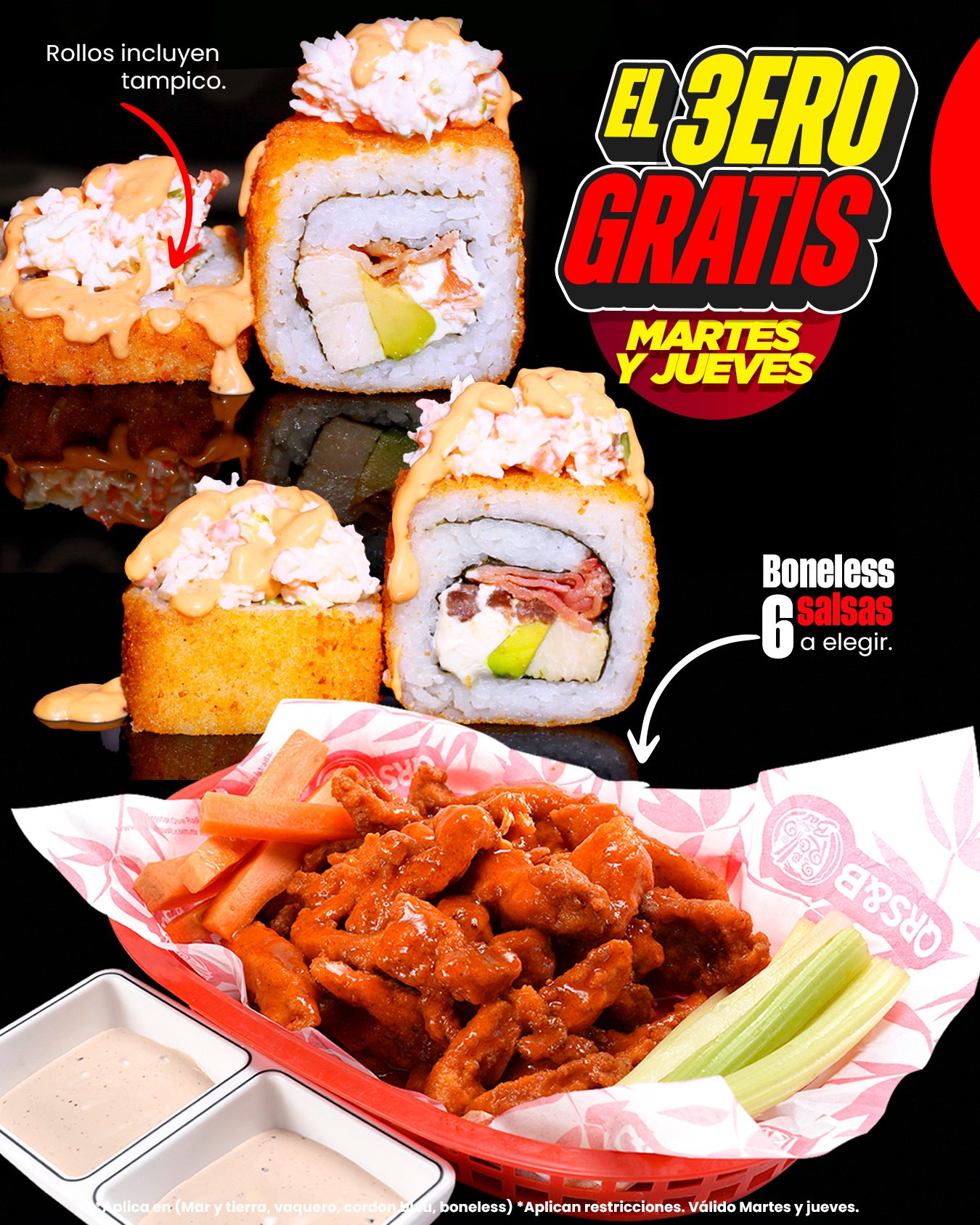 Que Rollo Sushi Nuevo | Hermosillo