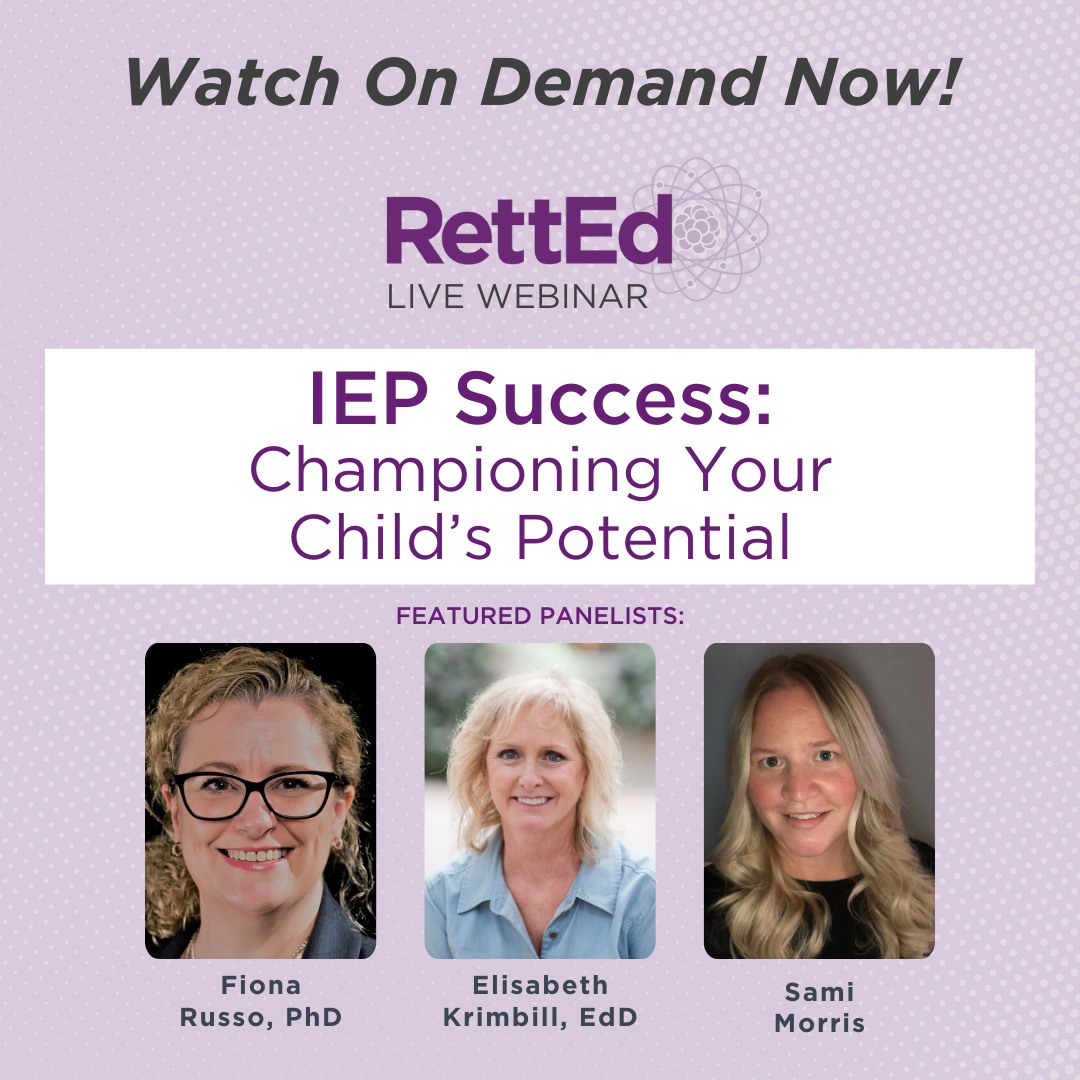 Watch Anytime:... - International Rett Syndrome Foundation | Facebook