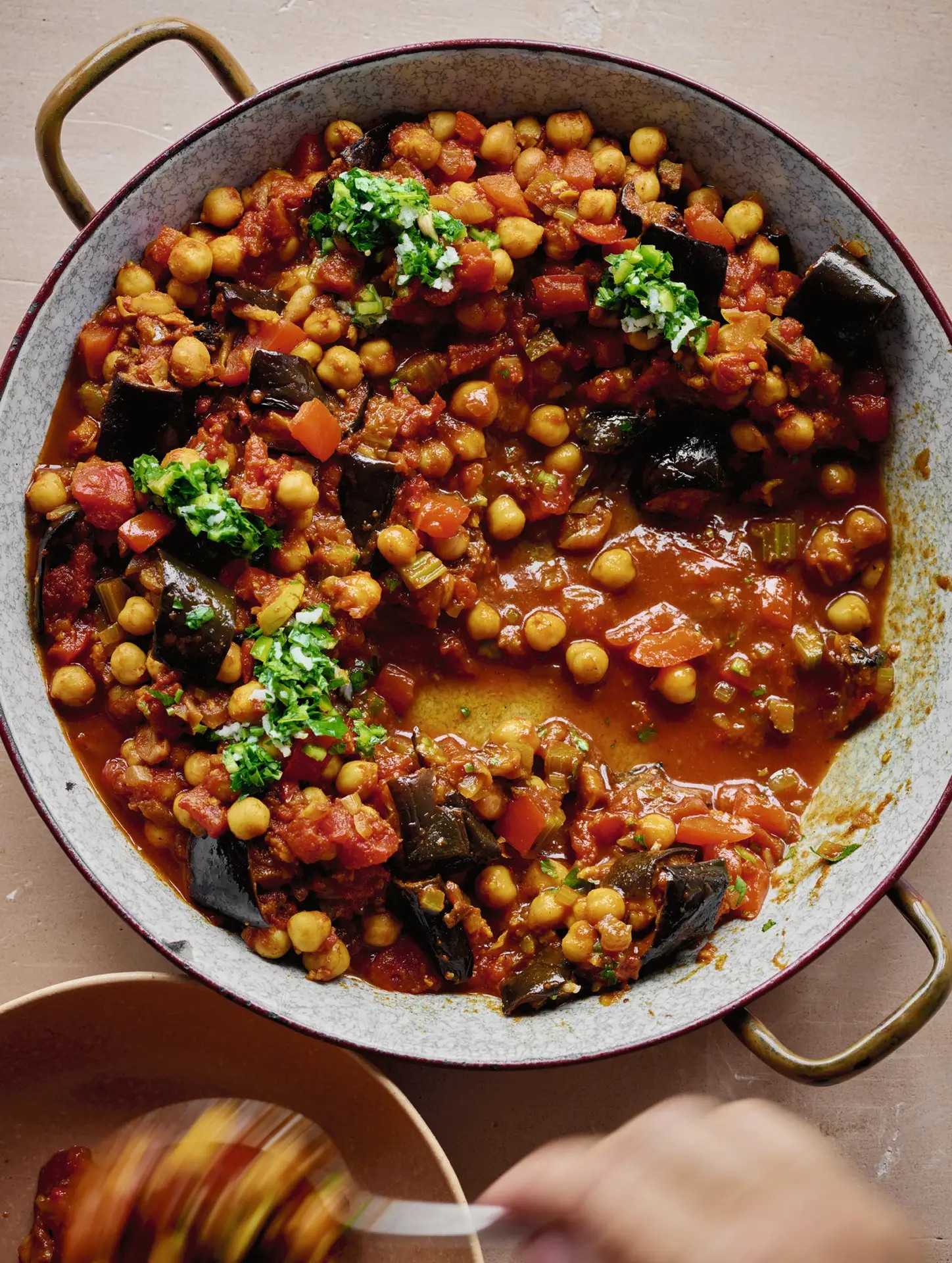 When I say this dish stopped me in my tracks… Charred eggplant