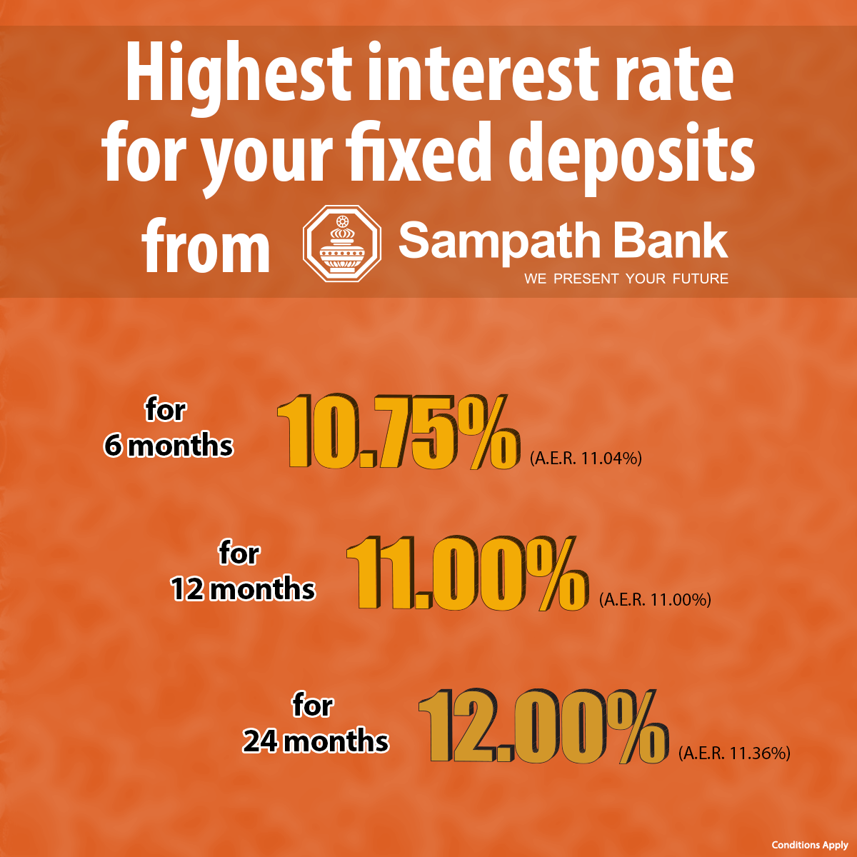 Sampath Bank - Highest interest rate for your fixed deposits from ...