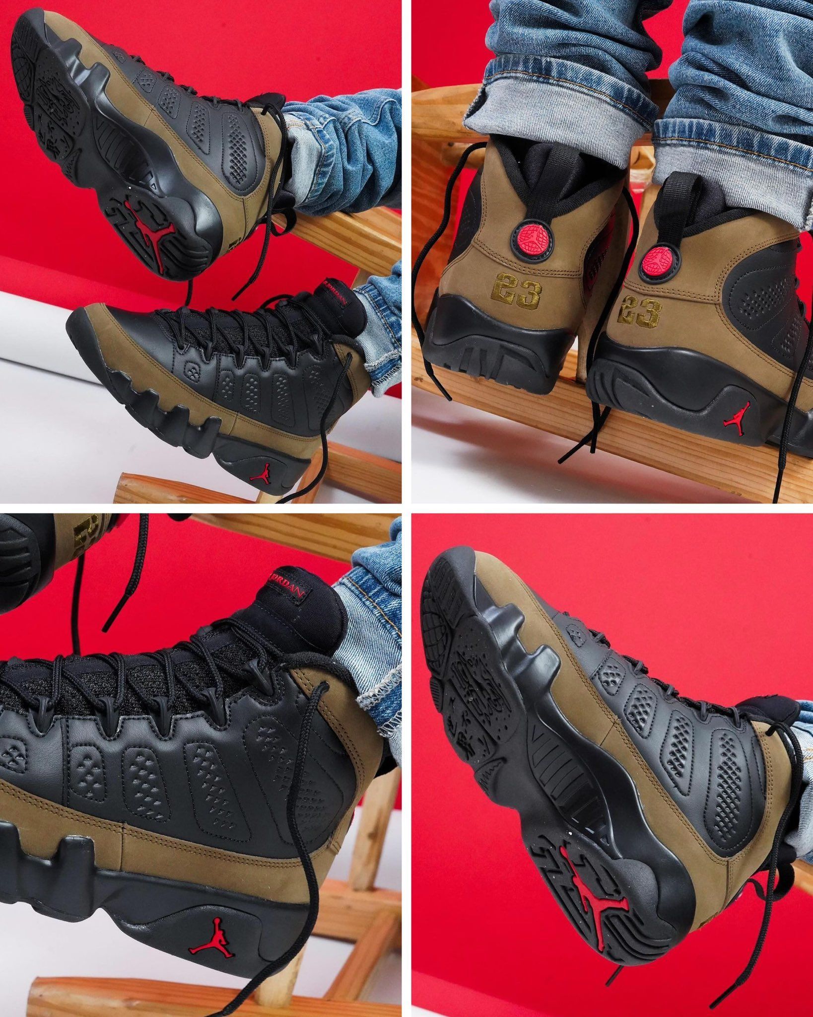 Jordan 9 particle grey & concord olive Olive 8mx / 10mx Particle 