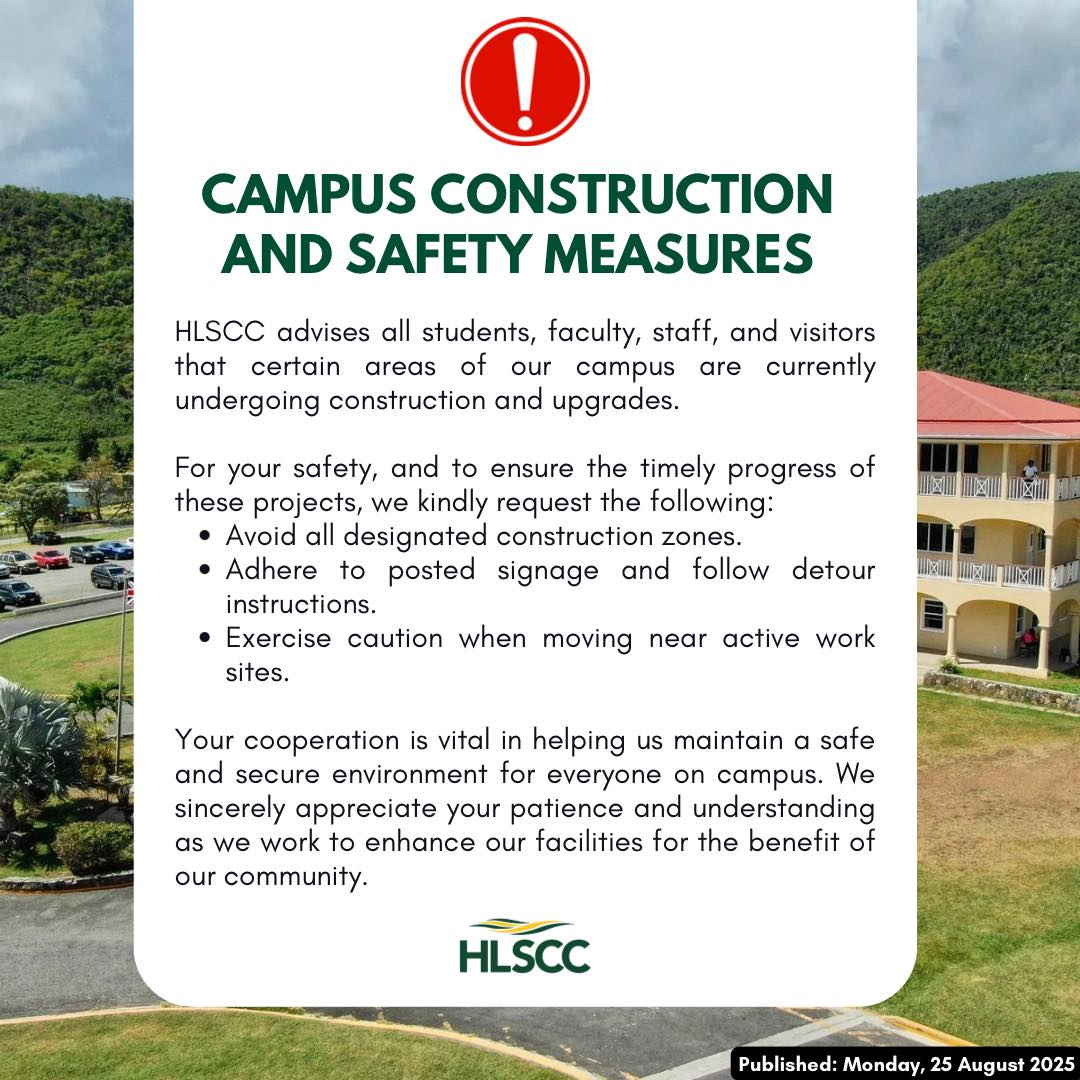 🚧 Campus Construction... - H. Lavity Stoutt Community College | Facebook