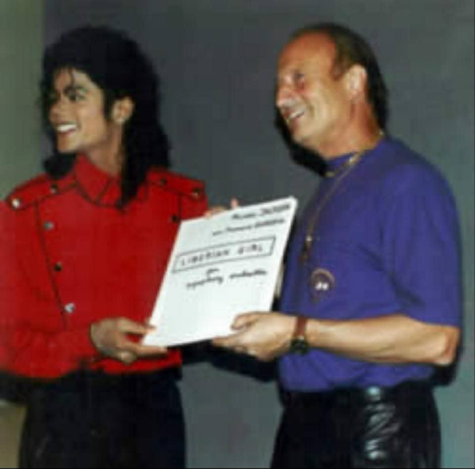 Michael Jackson and Francois Glorieux.
