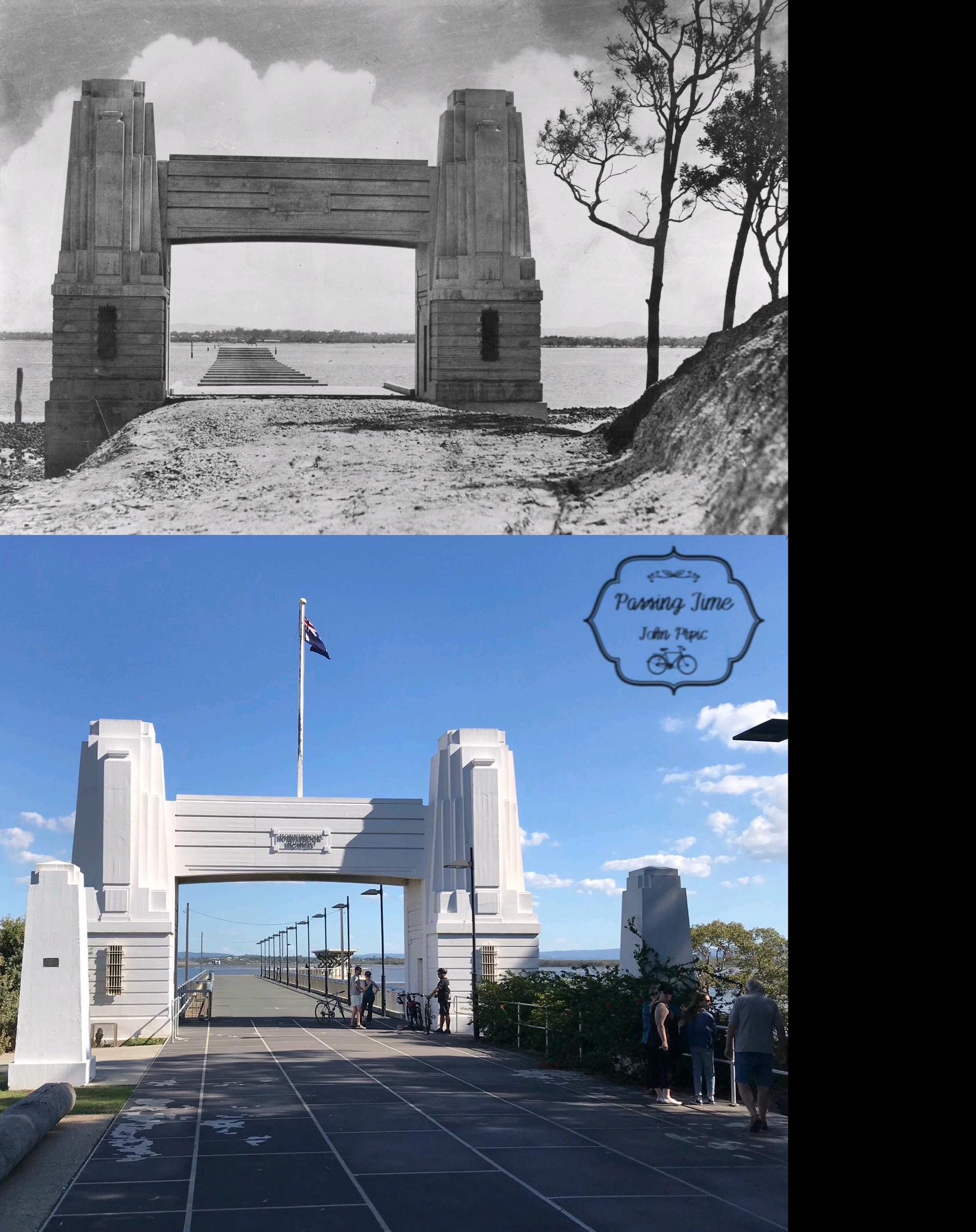 Passing - Hornibrook Bridge, Hornibrook Highway, Clontarf. Today we are ...