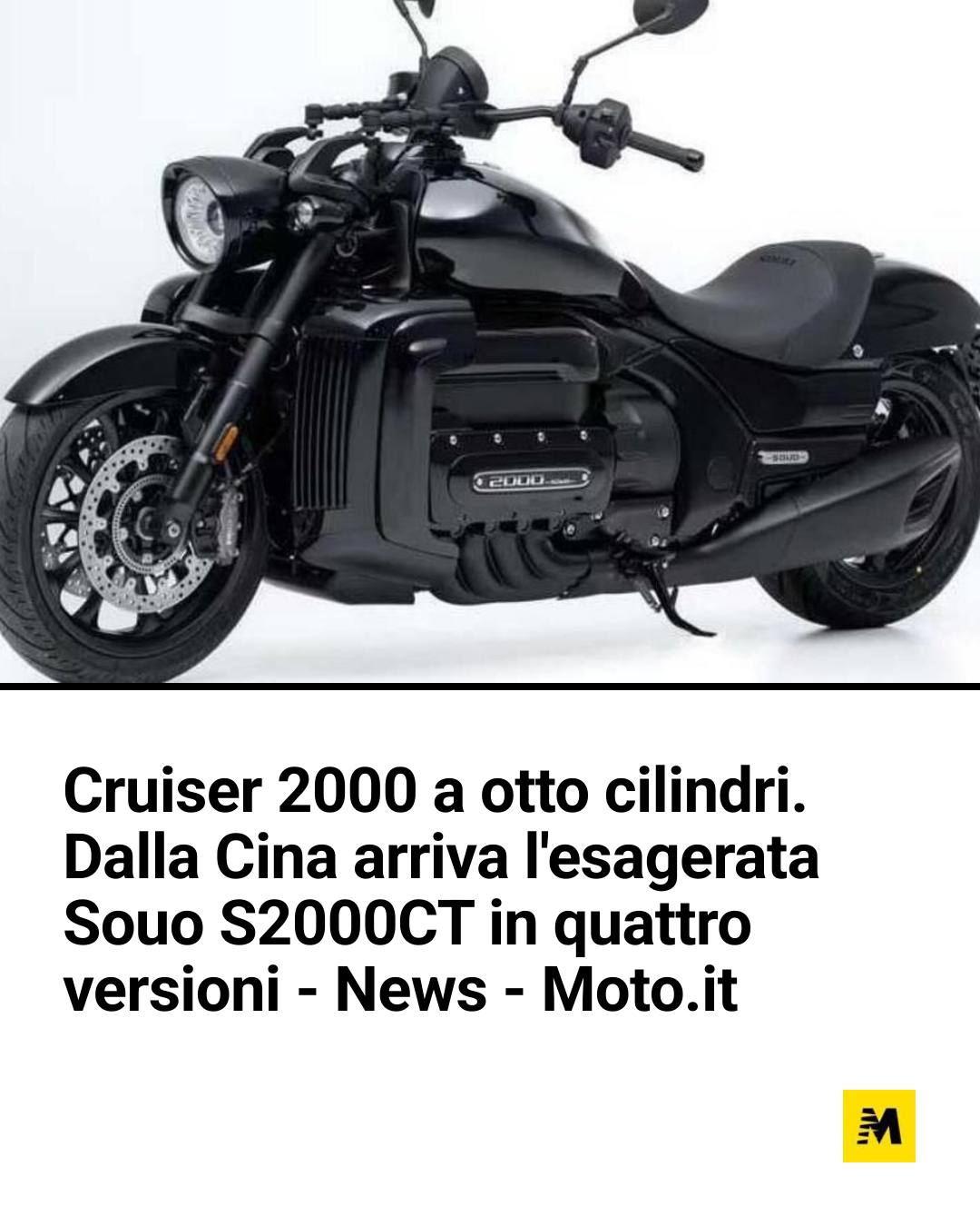 Moto.it - Con un flat-eight da 151 CV, il marchio cinese... | Facebook