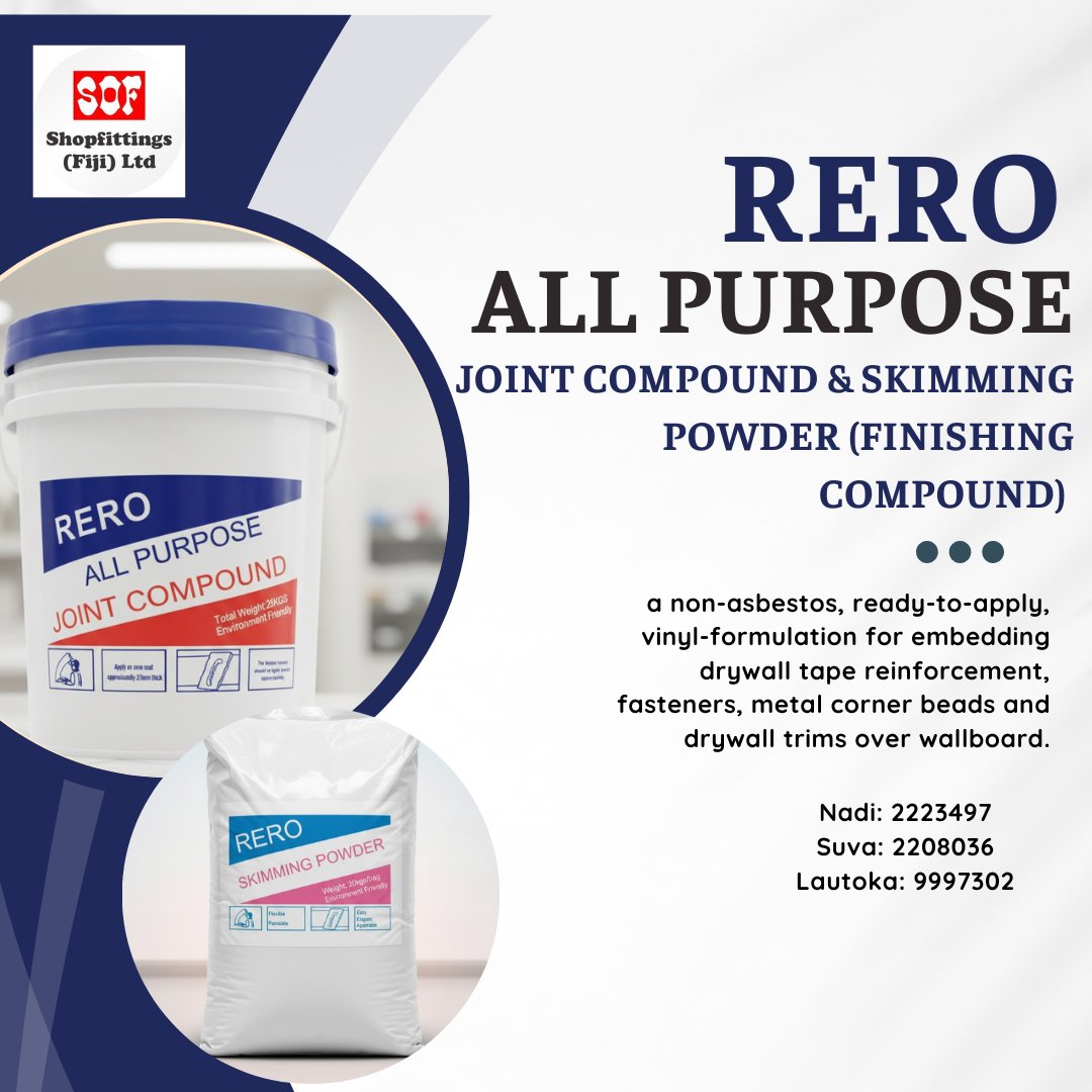 Shopfittings - Perfect walls start with RERO! 🎨 Our All Purpose Joint ...