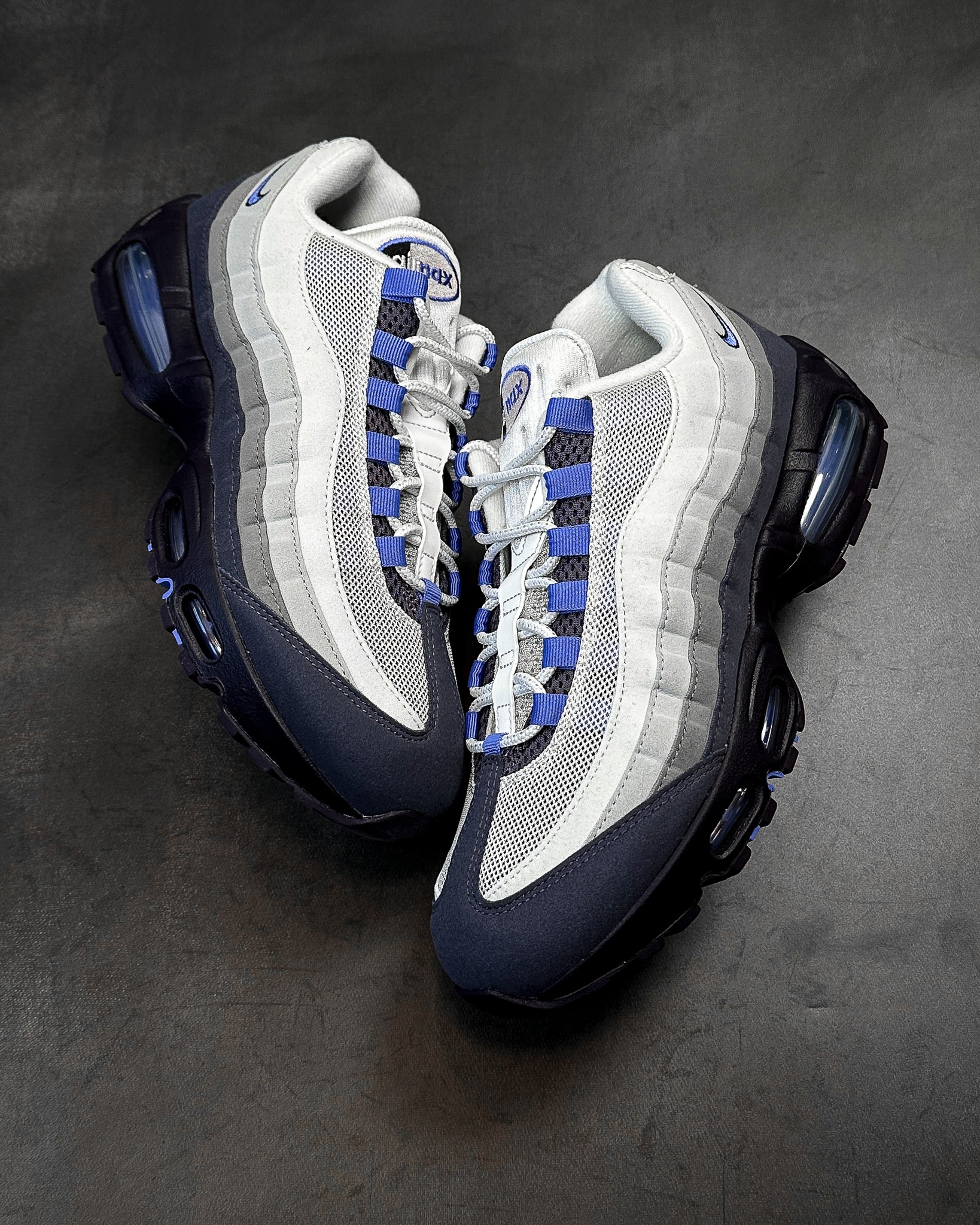 The Nike Air Max 95 Sapphire is available in all sizes at Nike 
