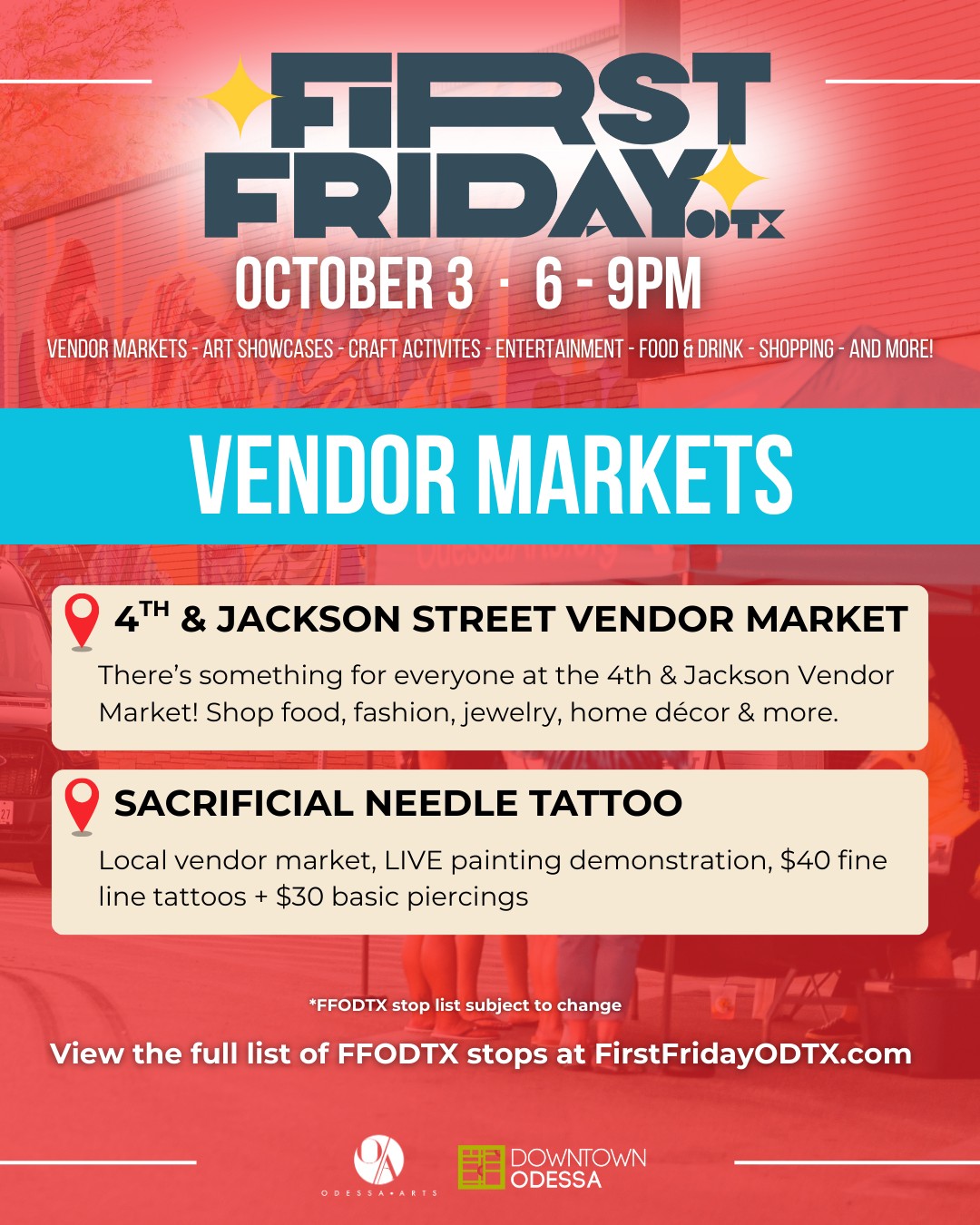 First Friday is coming again soon!... - City of Odessa, Texas | Facebook