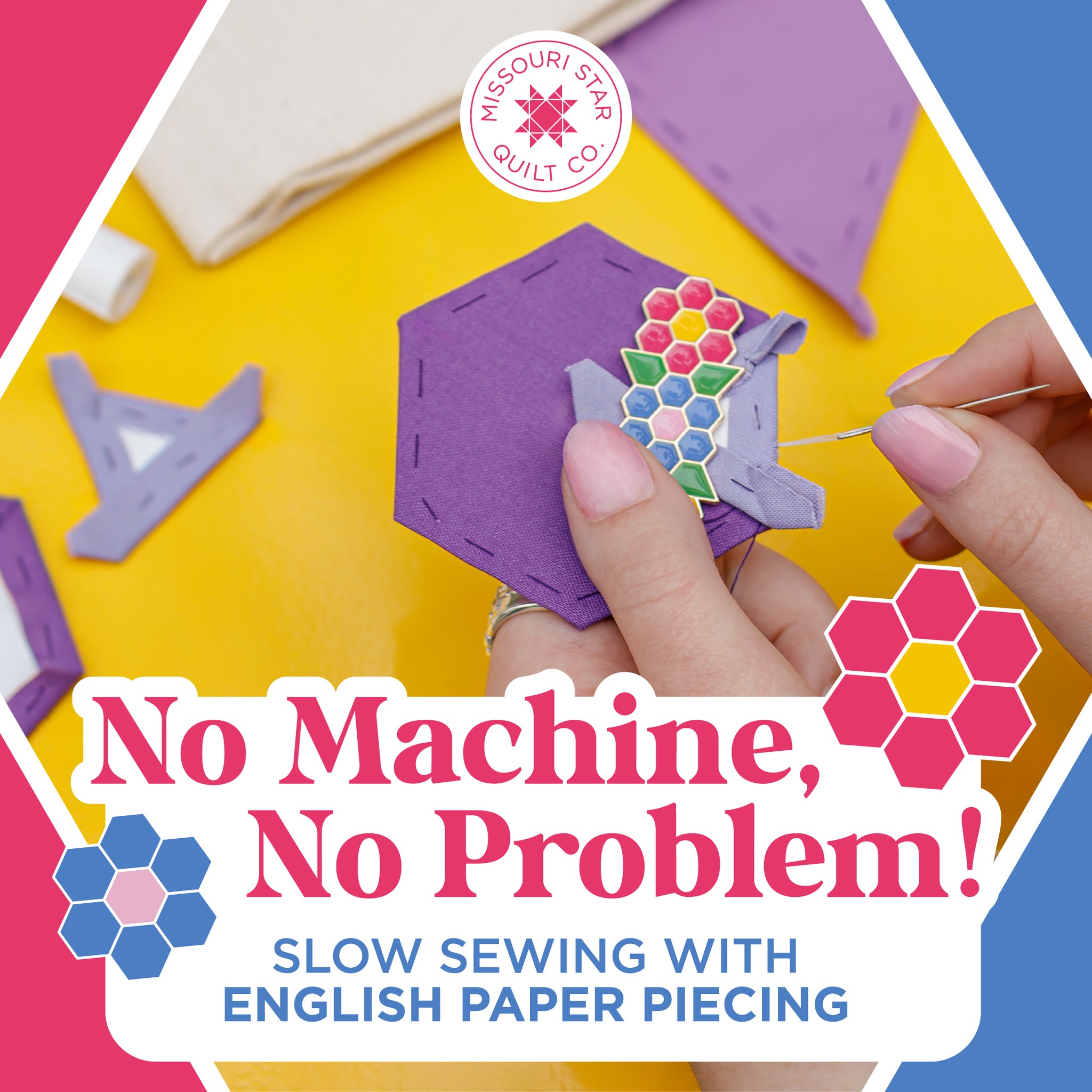Quilting - Stitch up a new project by hand when you try English paper ...