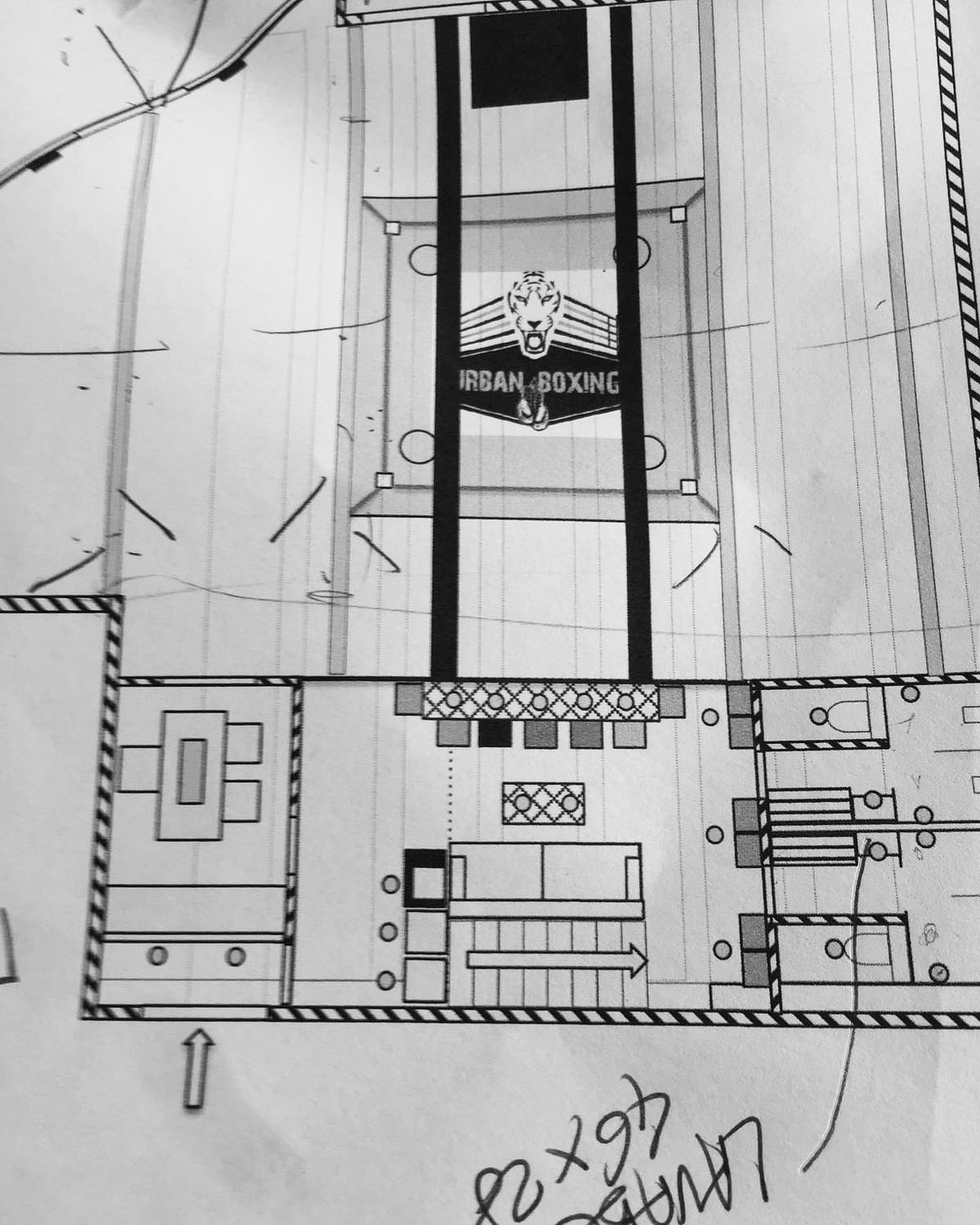 🚧 Boxing Club floor plan 🥊🔜 . . . .... - Urban Boxing Ashdod
