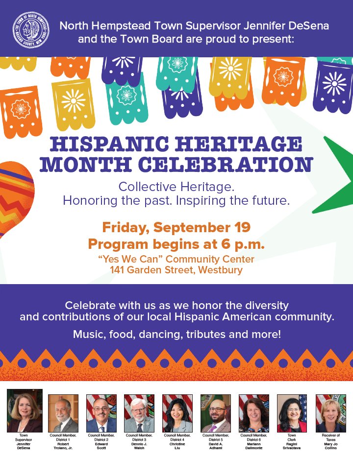 Town - North Hempstead will be celebrating Hispanic Heritage Month on ...