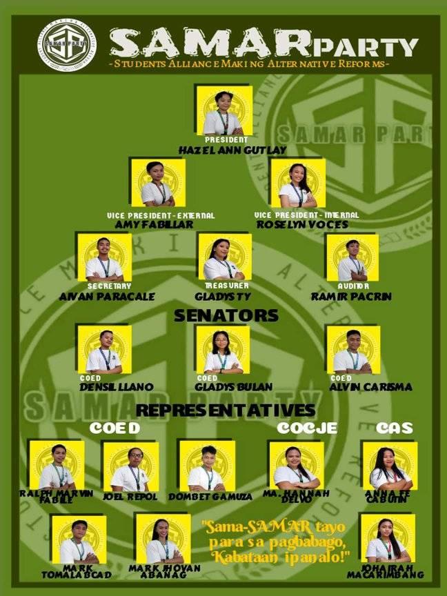 Students Alliance Making Alternative Reforms - Samar Party