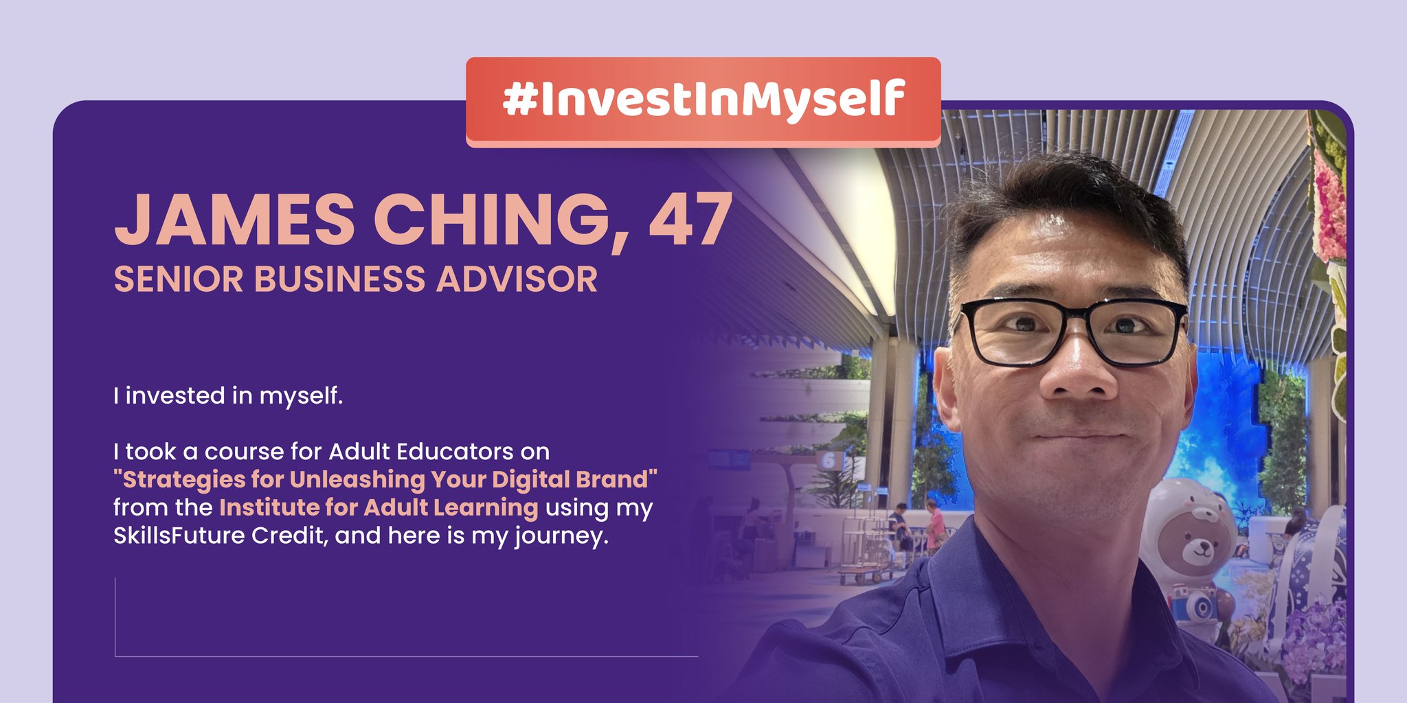 SkillsFuture SG - With his SkillsFuture Credit, James... | Facebook