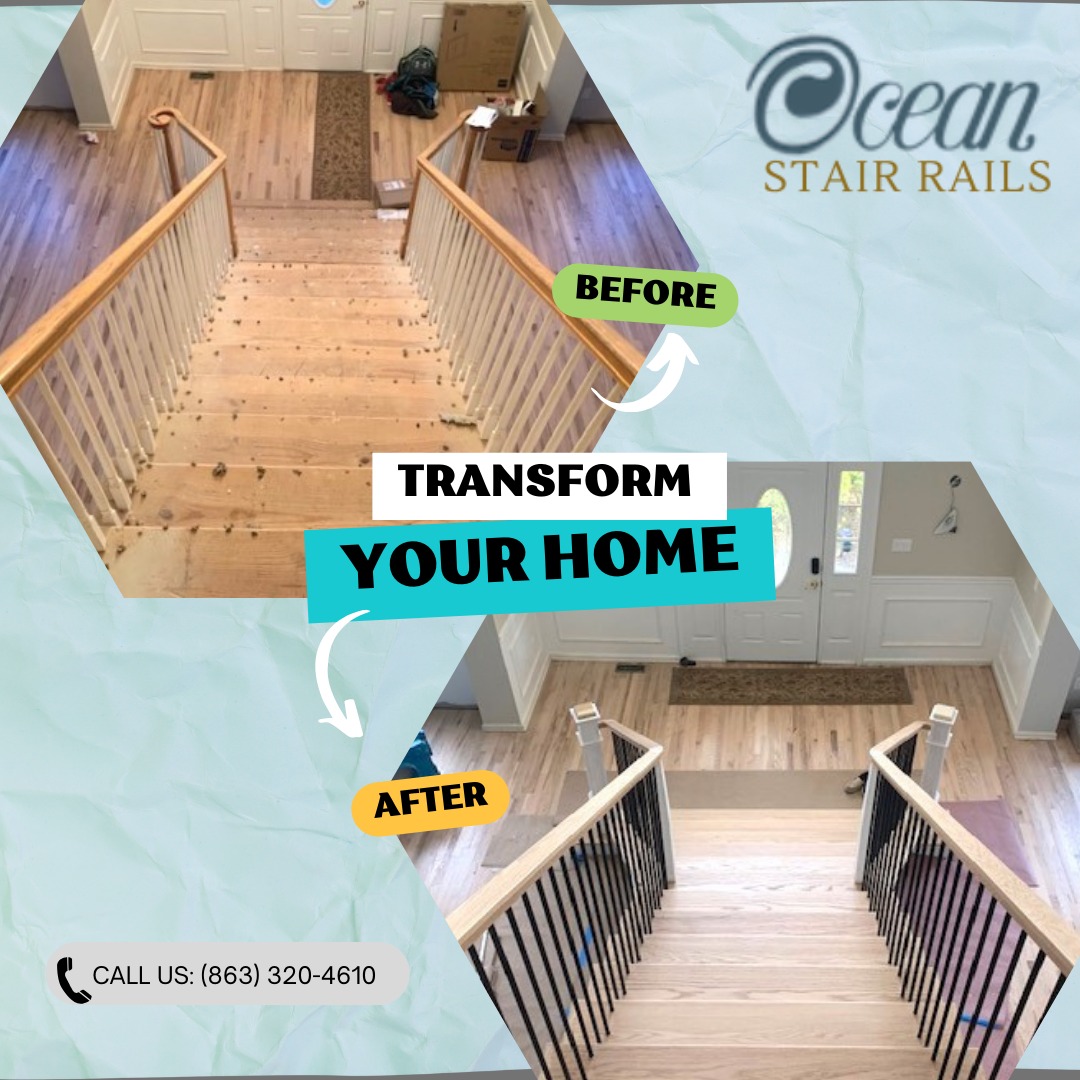 🌟 From Traditional to Modern Marvel!... - Ocean Stair Rails
