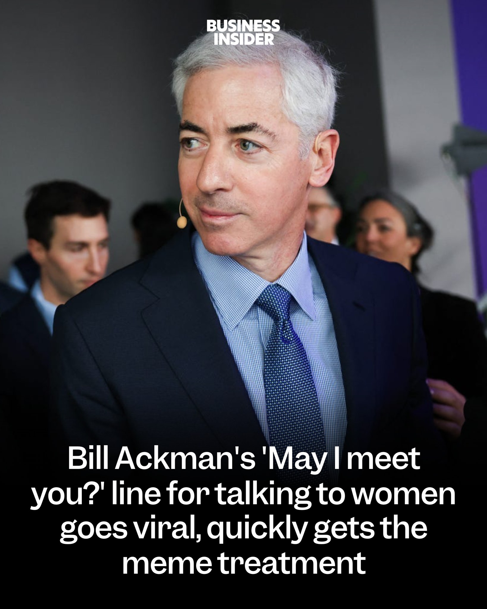 Insider - Bill Ackman wrote on X that his go-to line used to be, 