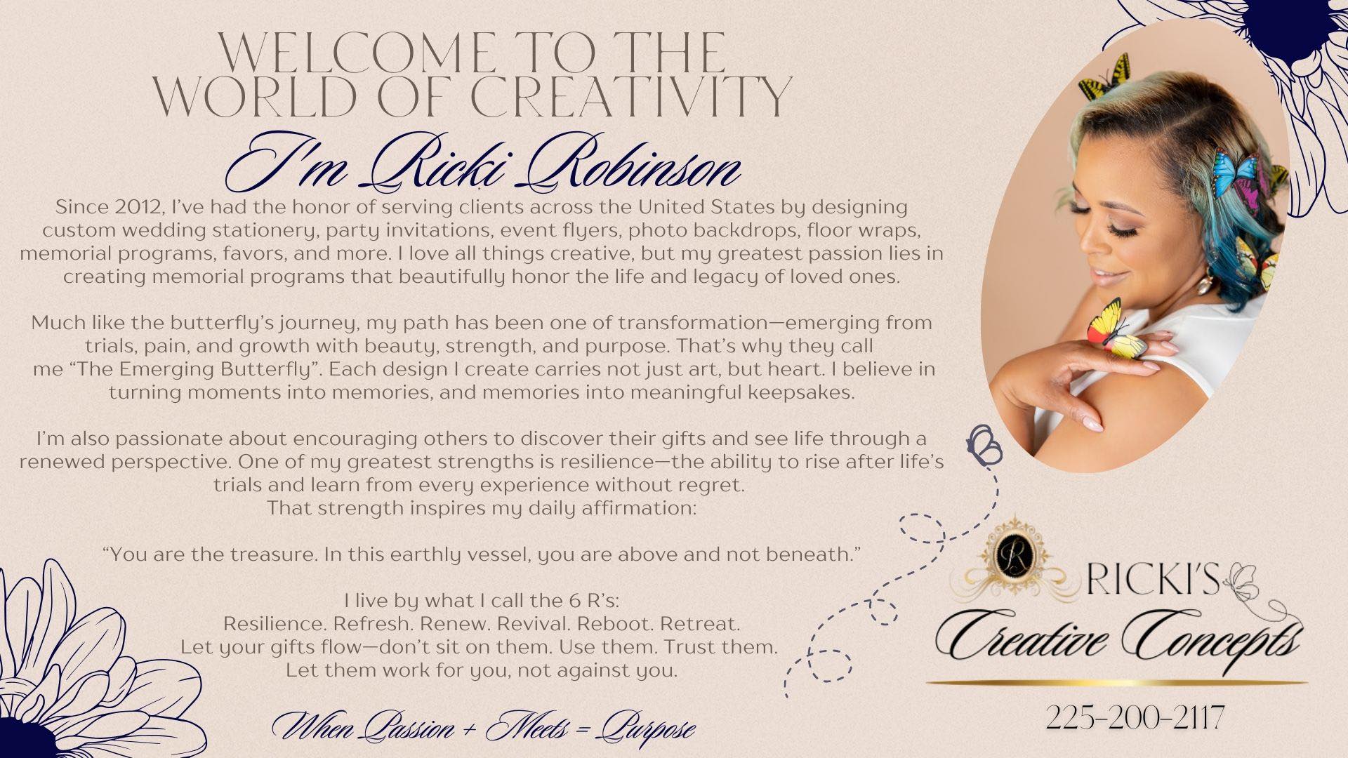 Ricki's Creative Concepts, LLC | Baton Rouge LA