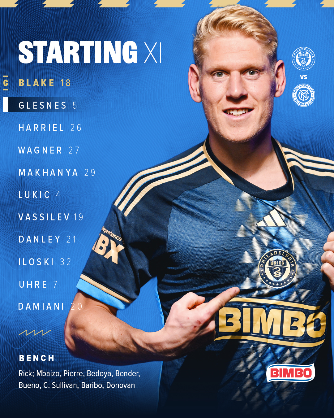 Tonight's squad under the lights 💡 📝... - Philadelphia Union | Facebook