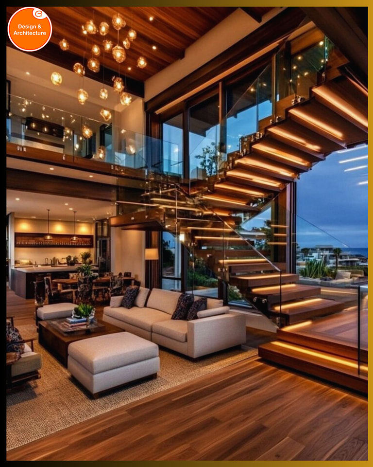 Design - This breathtaking coastal home interior captures the perfect ...
