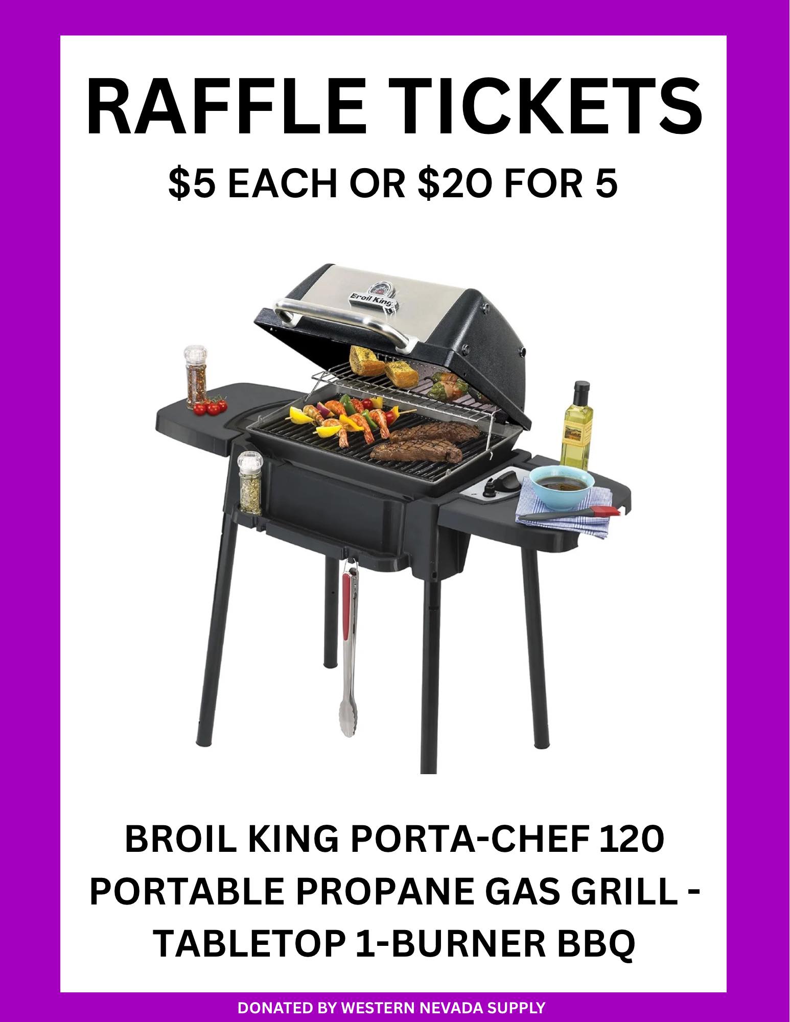 Susanville - 📢 Introducing Our Latest Raffle Prize: Broil King Porta ...