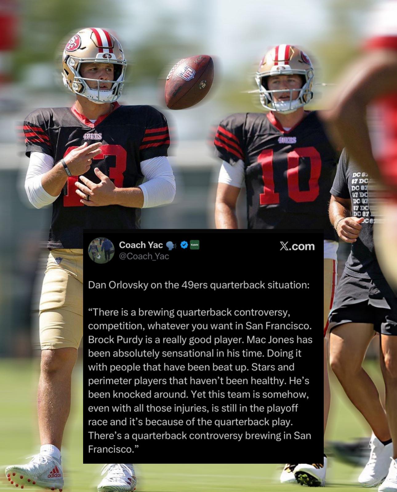 Oursf49ers - What are your thoughts on Dan Orlovsky saying... | Facebook