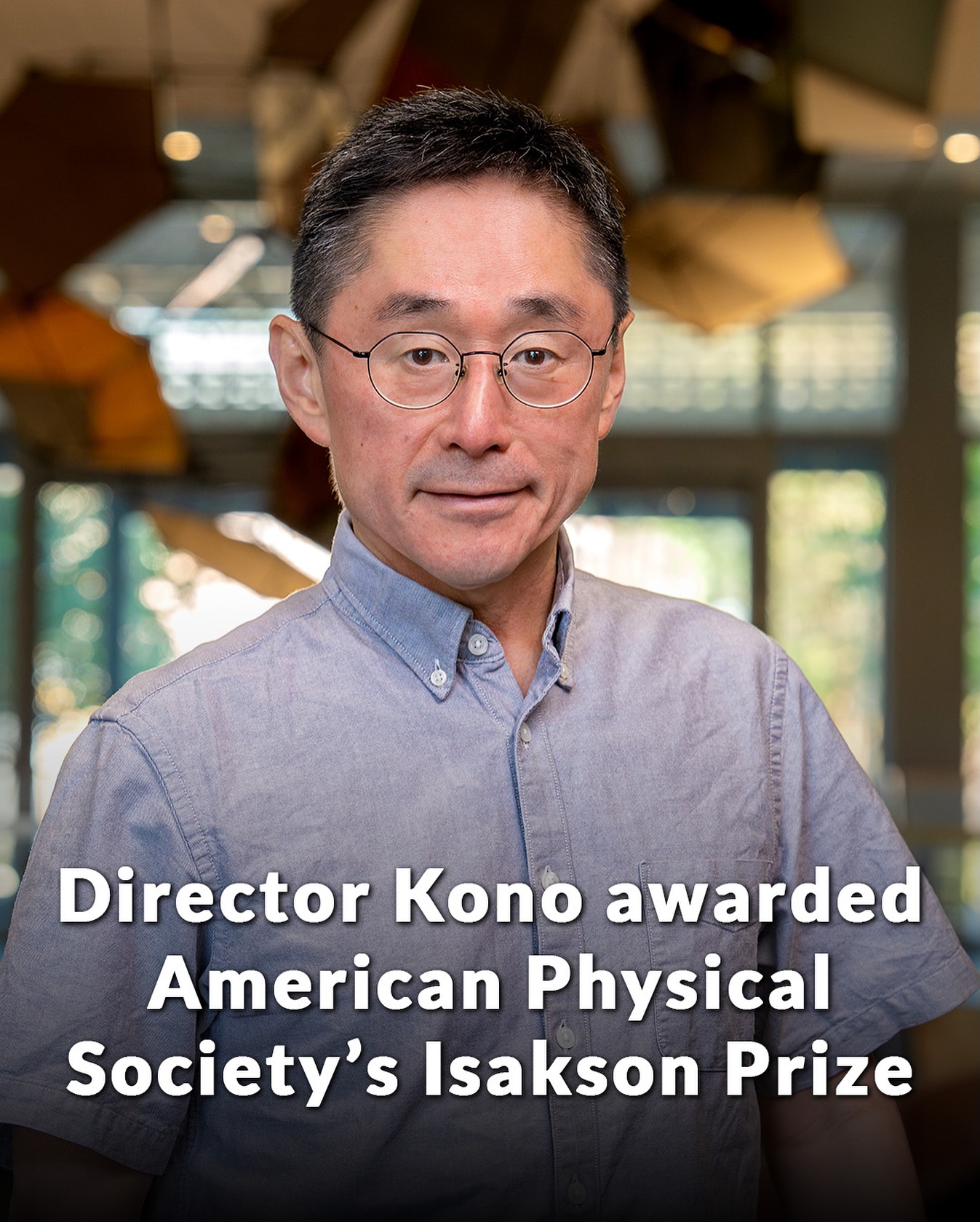 Rice - Our director, @junichiro.kono, has been awarded the American ...