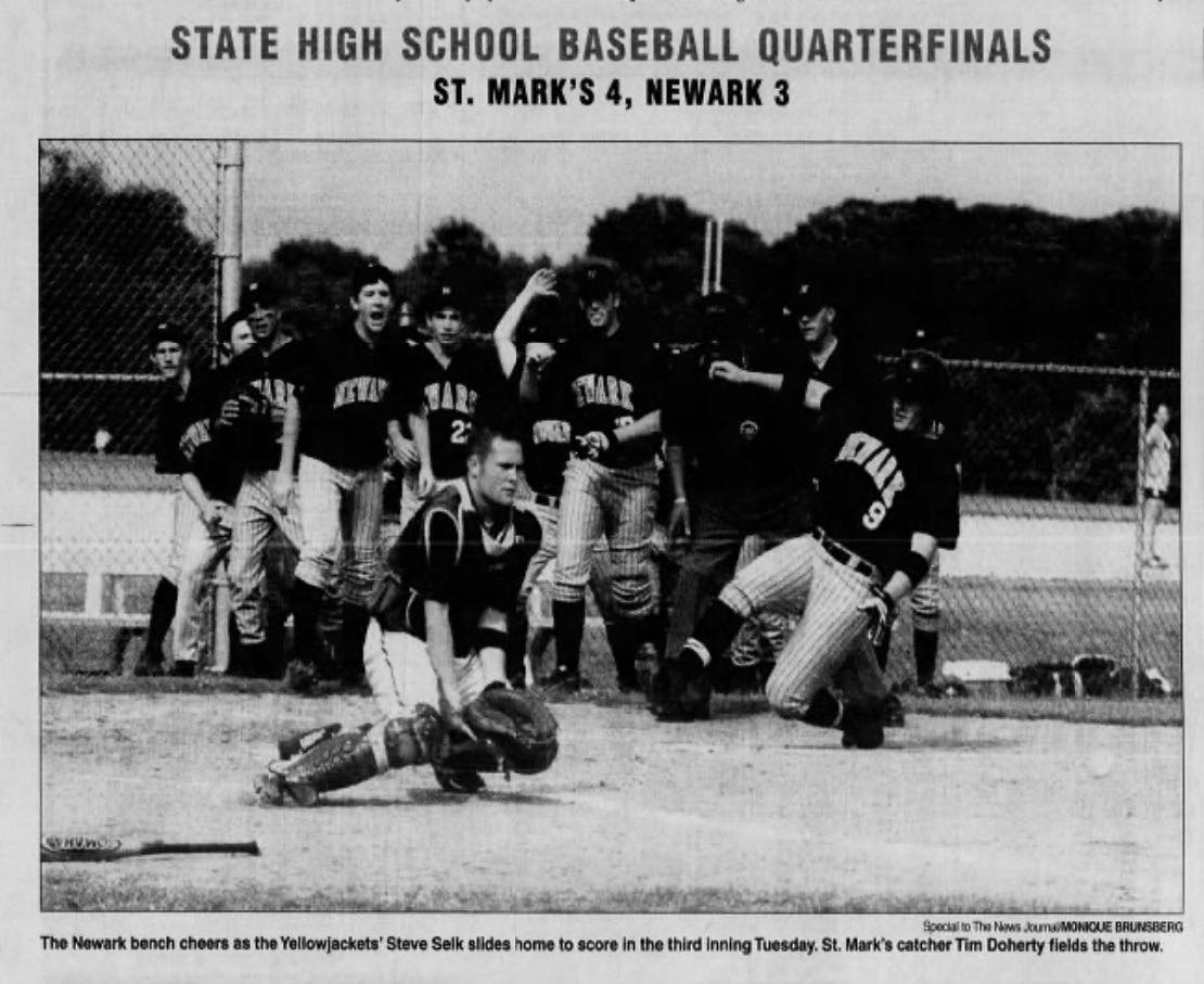 𝗥𝗲𝗺𝗲𝗺𝗯𝗲𝗿 - May 29, 2002 “The Newark bench cheers as the Yellowjackets ...