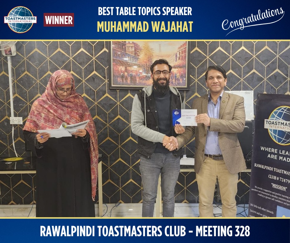 Rawalpindi Toastmasters... - Rawalpindi Toastmasters Club