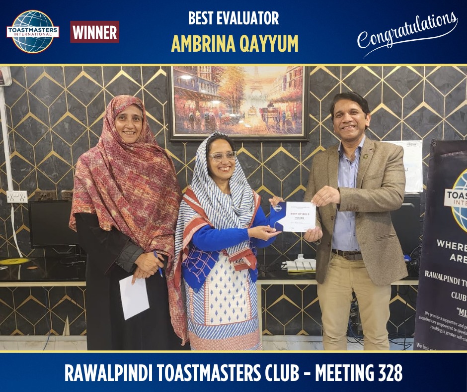 Rawalpindi Toastmasters... - Rawalpindi Toastmasters Club