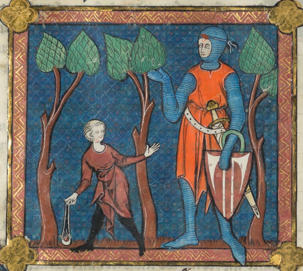 Medieval - ⚜️ 1260-1280 France, BNF Arsenal Ms-5056 rés. ⚜️ A 