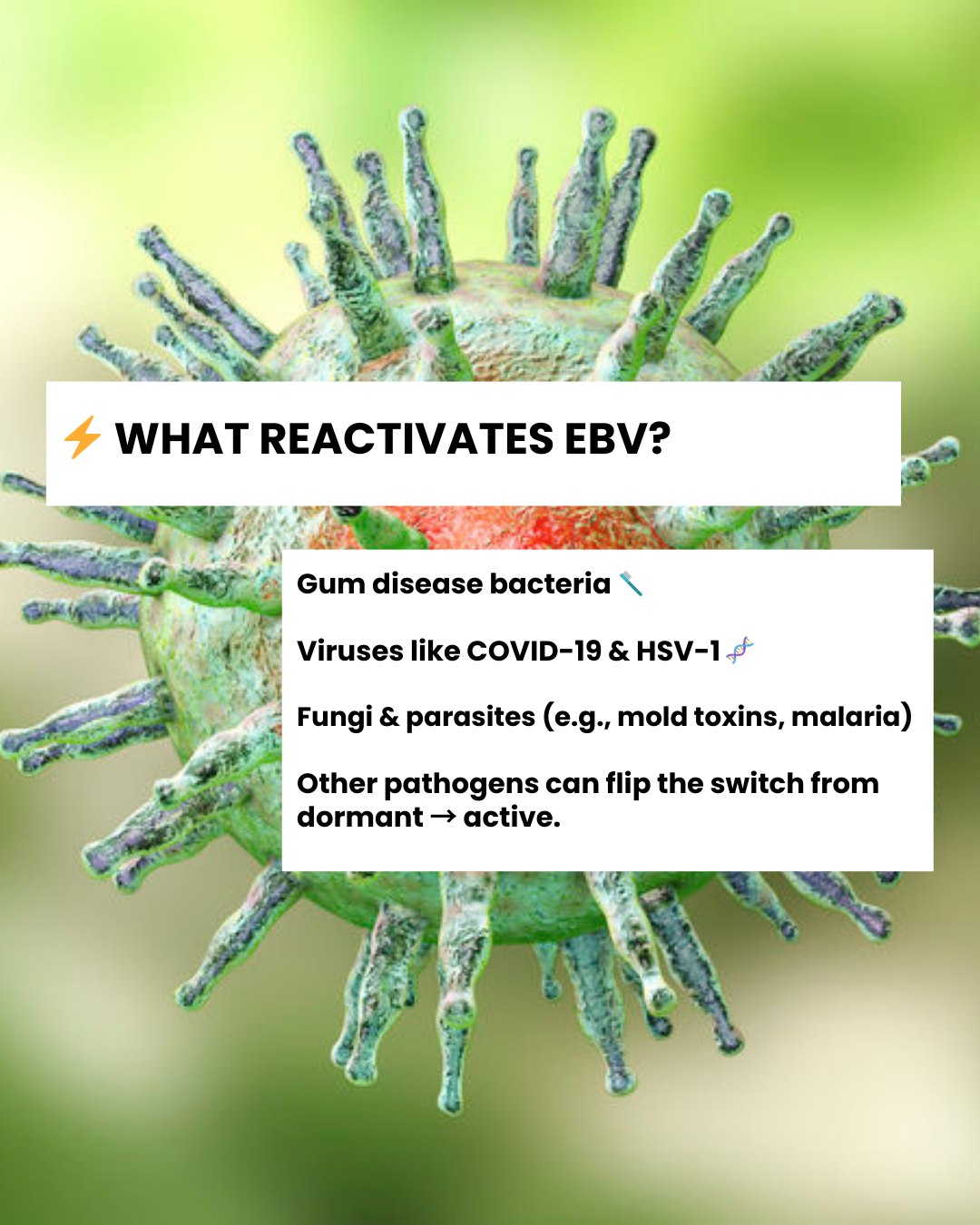 ebv and glutathione Did you know there is a 95% chance you're carrying the Epstein-Barr virus ( EBV)? For most, it stays dormant. But for others, it's linked to serious diseases like MS, lupus even Le prix de la Pack Size:1 Pack (Refill) كريم ترطيب للبشرة الحساسة