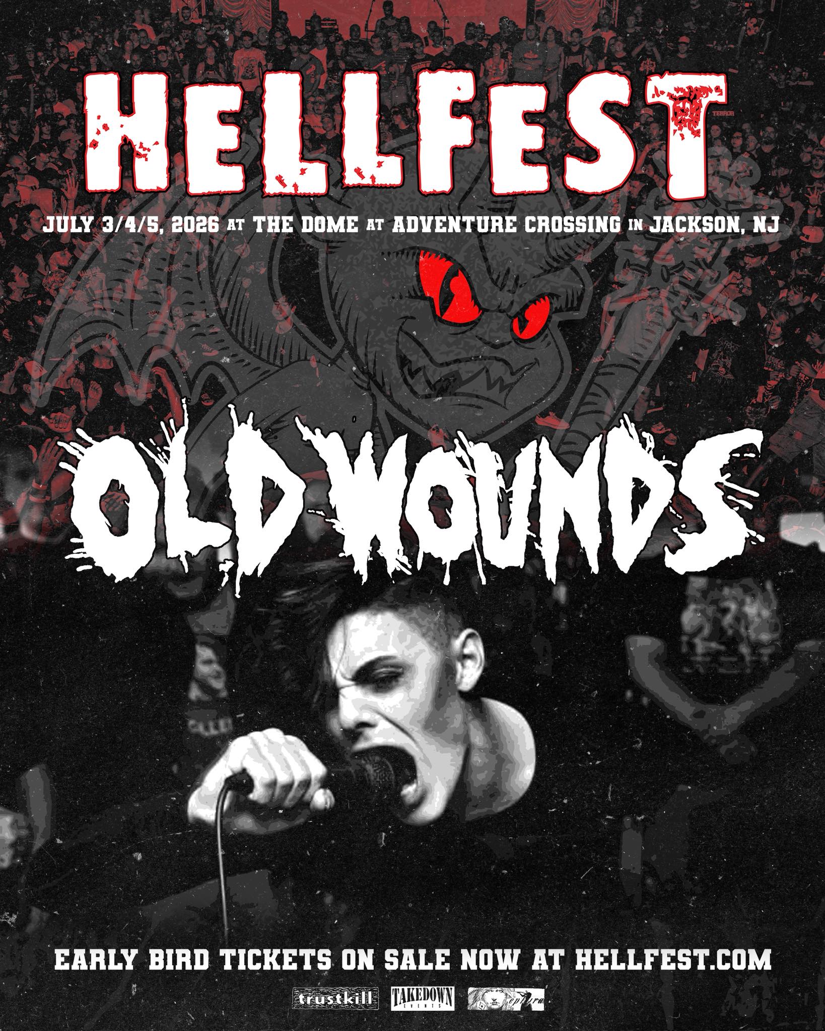 ☠️ Hellfest is July 3/4/5, 2026 at The Dome at Adventure