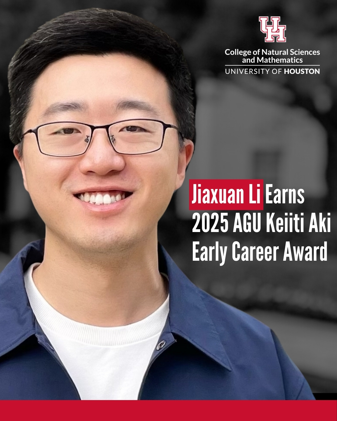 あき Jiaxuan Li wins 2025 AGU seismology award for fiber-optic sensing