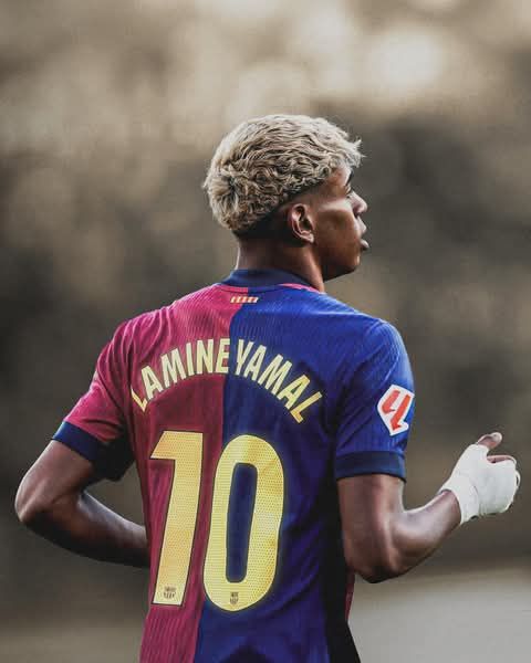 Lamine Yamal switches to number 10 shirt at Barcelona
