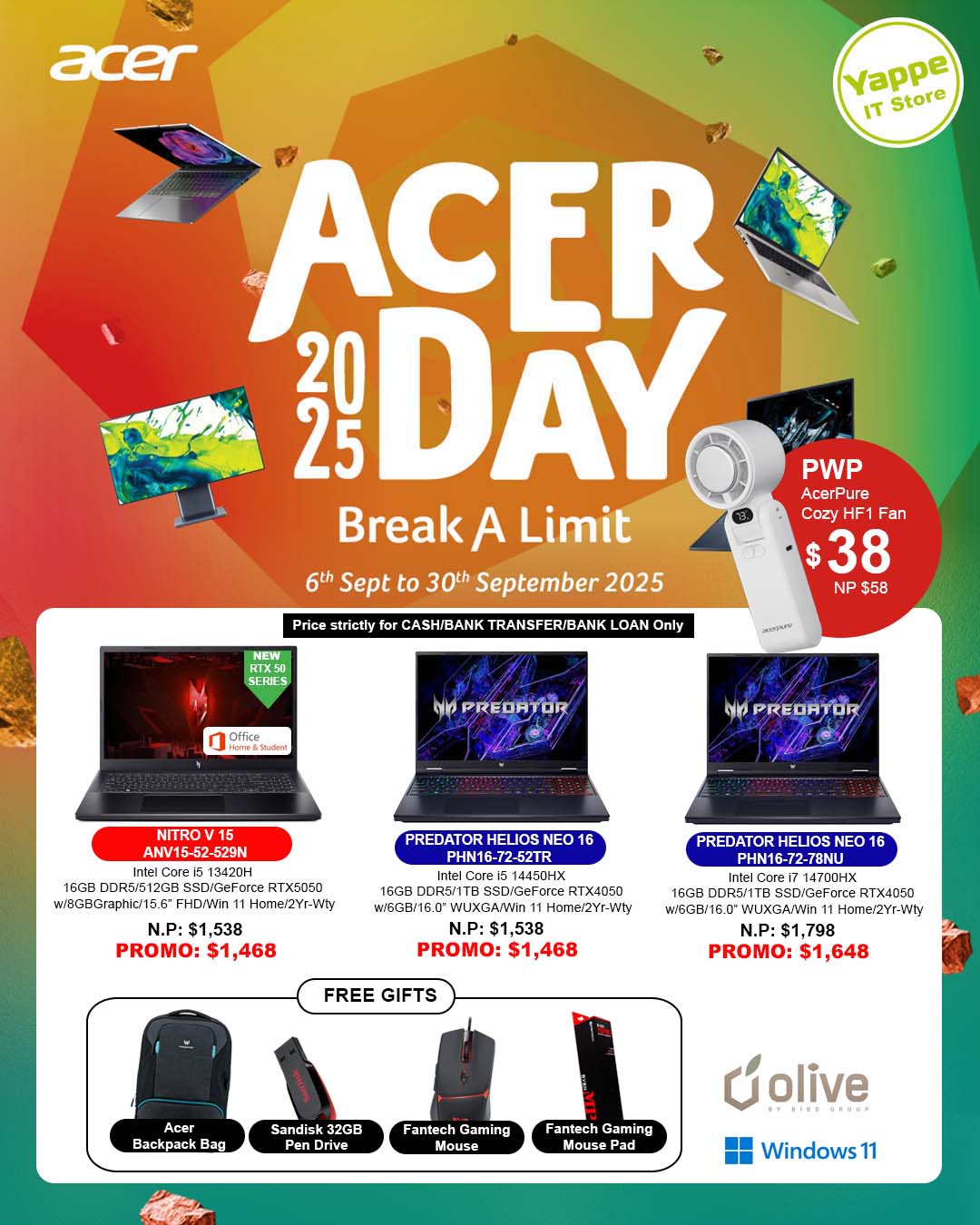 Yappe Store - 🔥 It’s time to rise higher with Acer Day... | Facebook